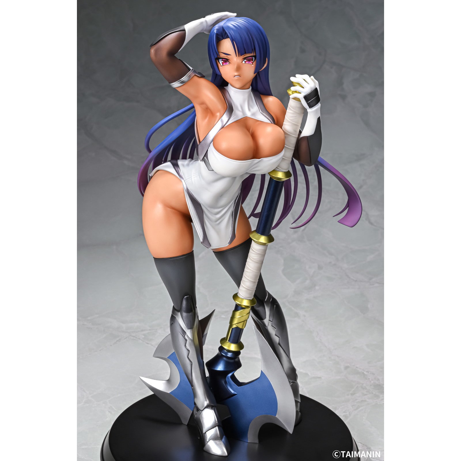 【中古即納】[FIG] 淡き若紫 八津紫(やつむらさき) 日焼けver. 対魔忍RPGX 1/6 完成品 フィギュア Q-six(キューシックス)(20250831)