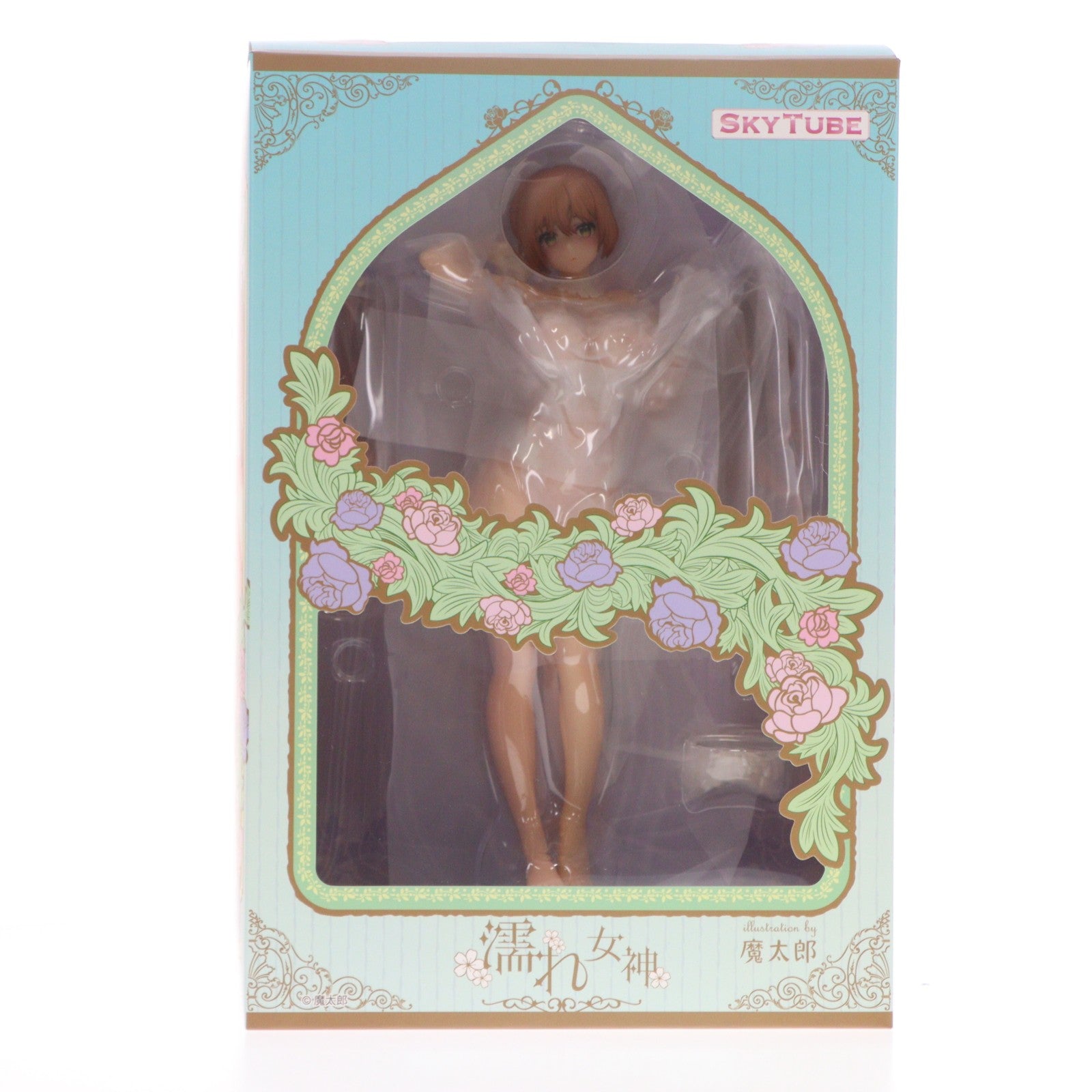 【中古即納】[FIG] ポストカード付属 濡れ女神 illustration by 魔太郎 1/6 完成品 フィギュア(AX-1150) SkyTube(スカイチューブ)(20230112)