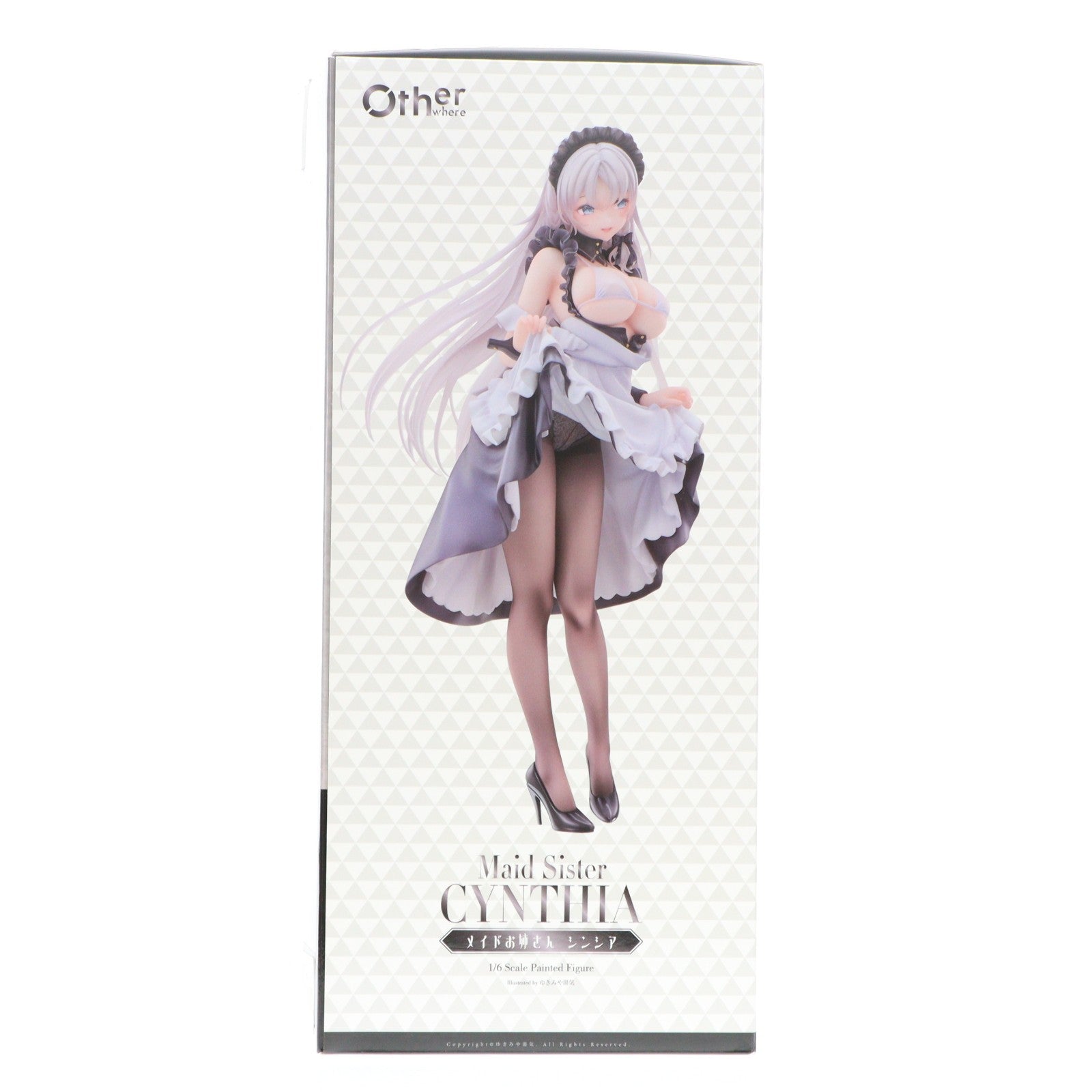 【中古即納】[FIG] 色紙&タペストリー付属 メイドお姉さん シンシア 豪華版 Illustrated by ゆきみや湯気 1/6 完成品 フィギュア Otherwhere(アザーウェア)(20250331)