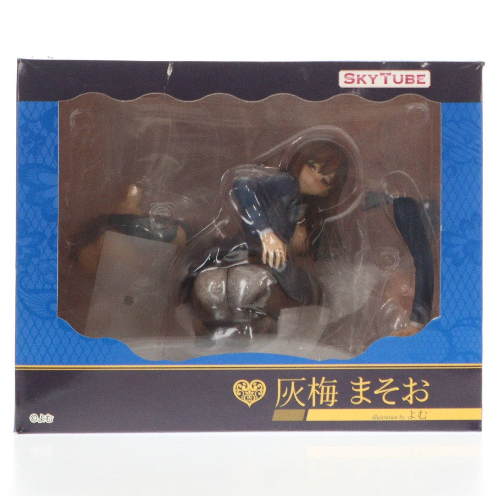 【中古即納】[FIG] ポストカード付属 灰梅まそお(はいうめまそお) illustration by よむ 1/6 完成品 フィギュア(AX-1121) SkyTube(スカイチューブ)(20200402)