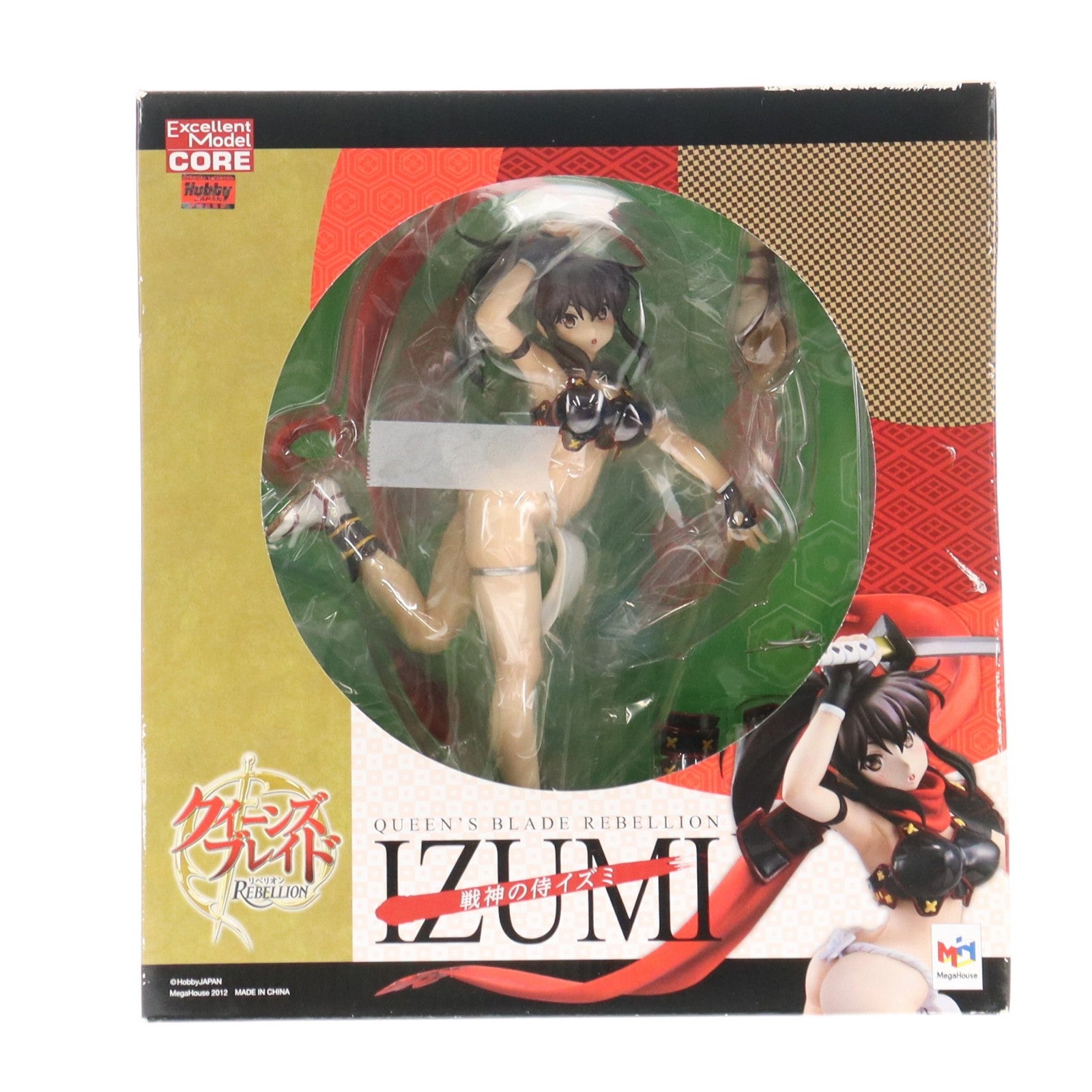 【中古即納】[FIG] エクセレントモデル CORE 戦神の侍イズミ クイーンズブレイド リベリオン P-9 1/8 完成品 フィギュア メガハウス(20120726)