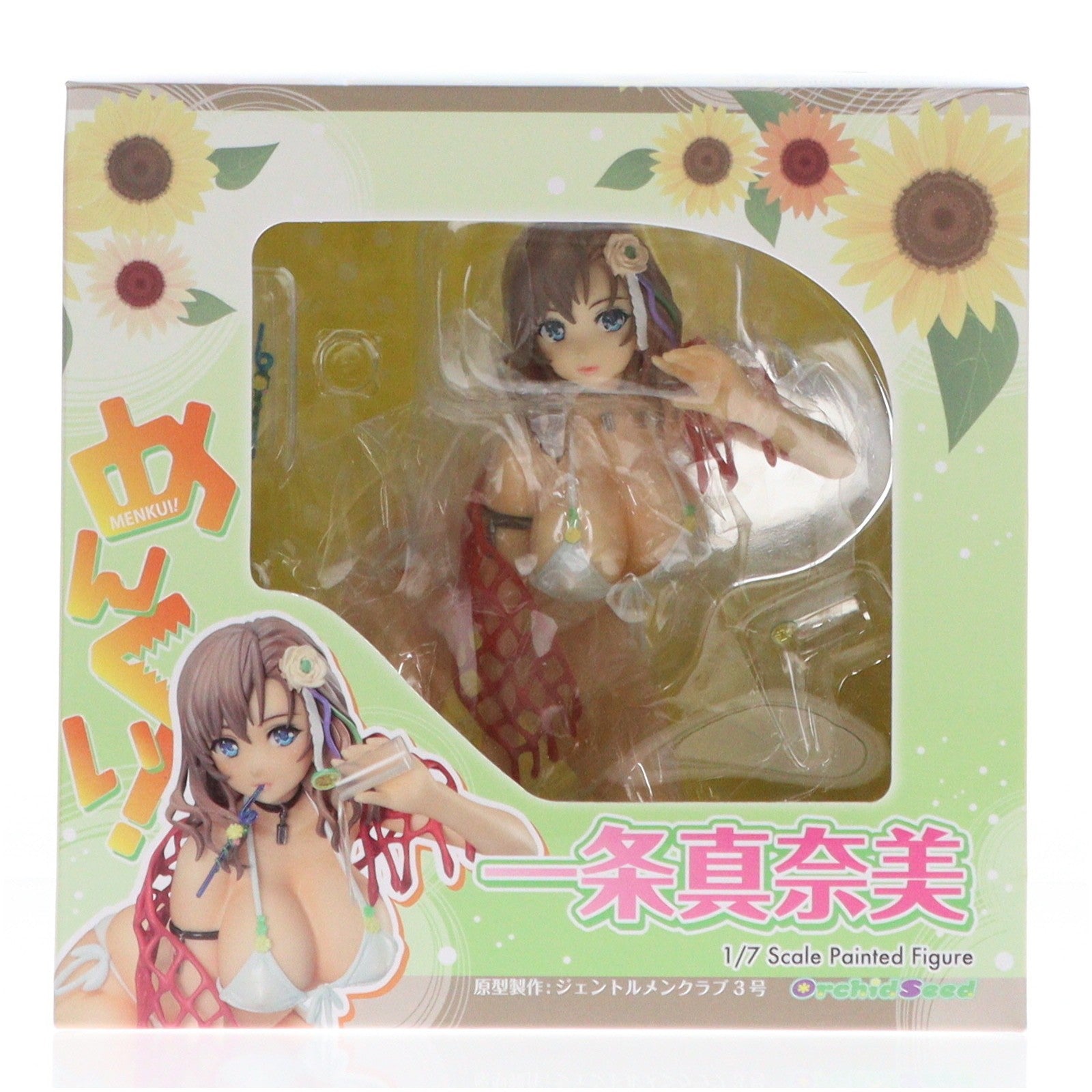 【中古即納】[FIG] 一条真奈美(いちじょうまなみ) めんくい! 1/7 完成品 フィギュア(PVC119) オーキッドシード(20130824)