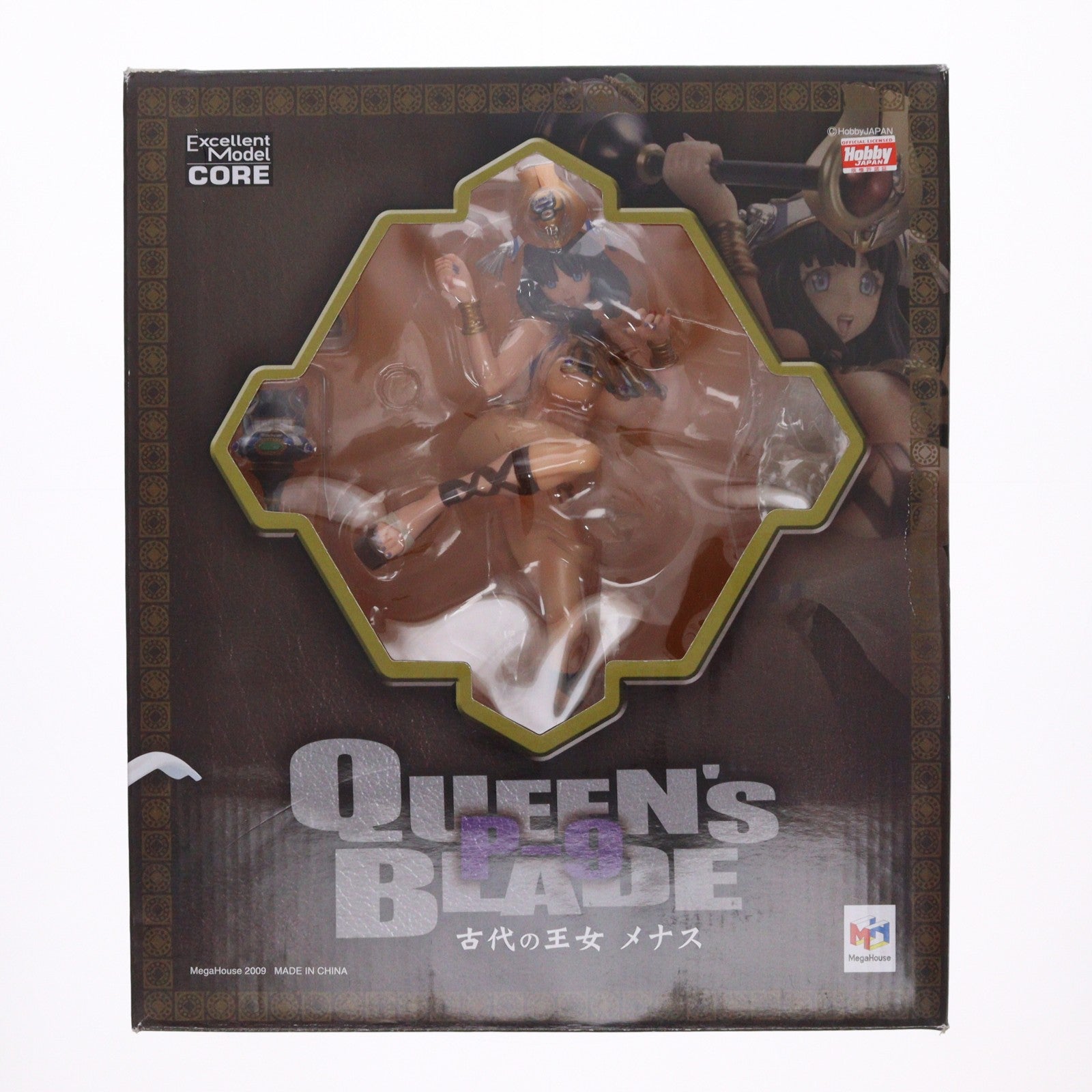 【中古即納】[FIG] エクセレントモデル CORE 古代の女王 メナス クイーンズブレイドP-9 1/8 完成品 フィギュア メガハウス(20090417)