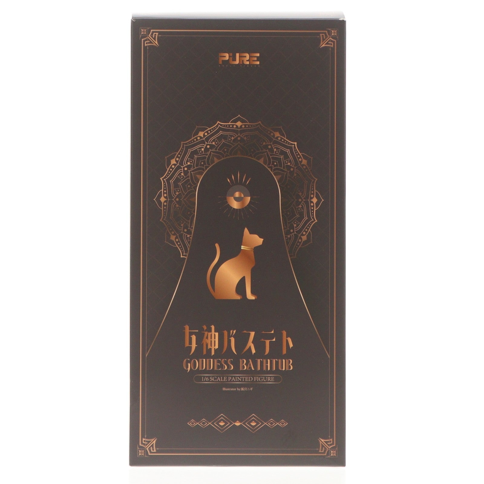 【中古即納】[FIG] タペストリー無し 色紙付属 女神バステト Illustrated by 狐宮ニギ 1/6 完成品 フィギュア PURE(ピュア)(20250228)