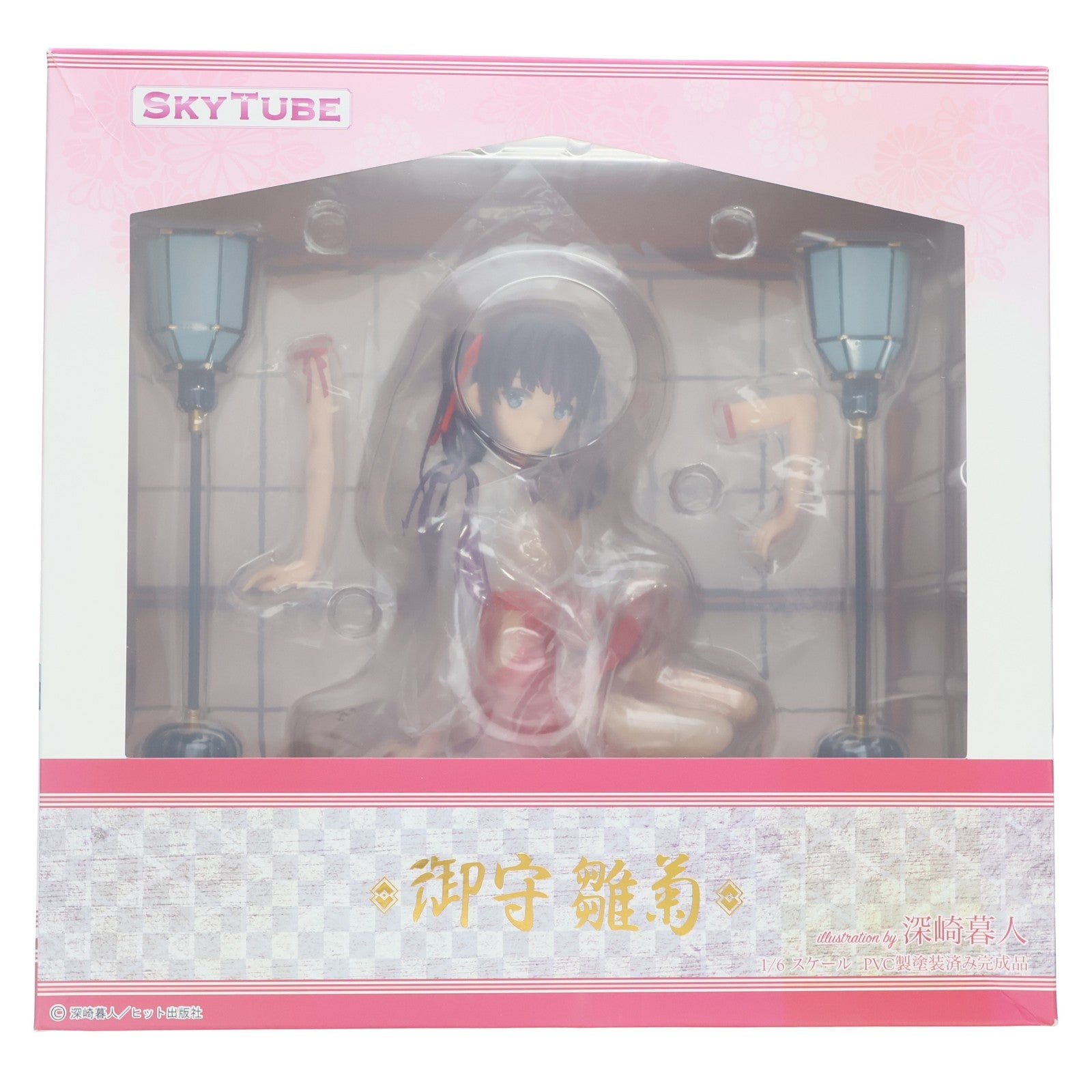 【中古即納】[FIG] ポストカード無し 御守雛菊(みもりひなぎく) illustration by 深崎暮人(みさきくれひと) コミック阿吽 1/6 完成品 フィギュア(AX-1065) SkyTube(スカイチューブ)(20190414)