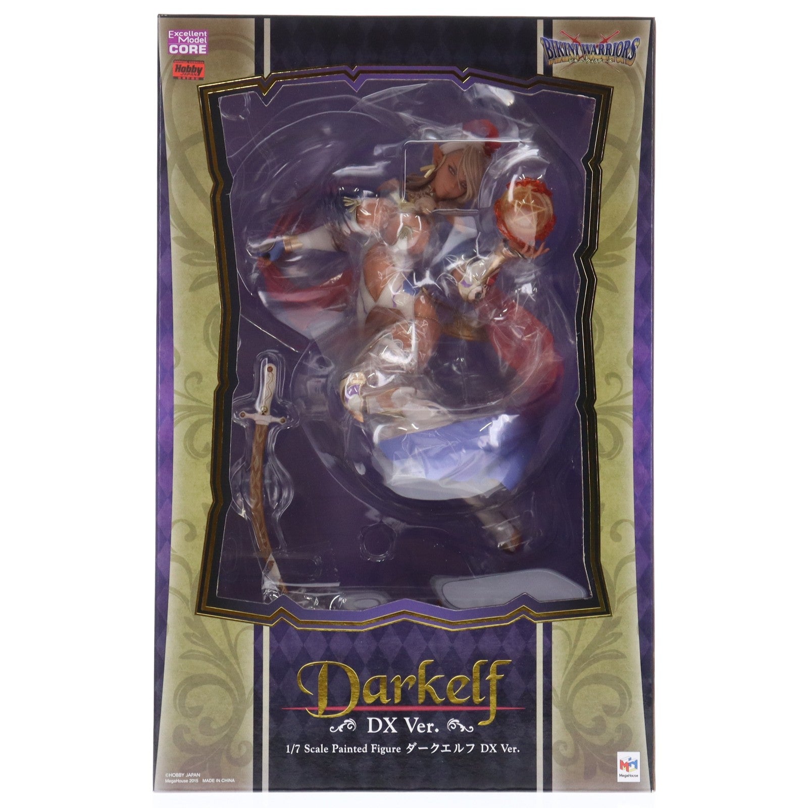 【中古即納】[FIG] 一部店舗限定 初回特典付属 エクセレントモデル CORE ダークエルフ【DX Ver.】 ビキニ・ウォリアーズ 1/7 完成品 フィギュア メガハウス(20151231)
