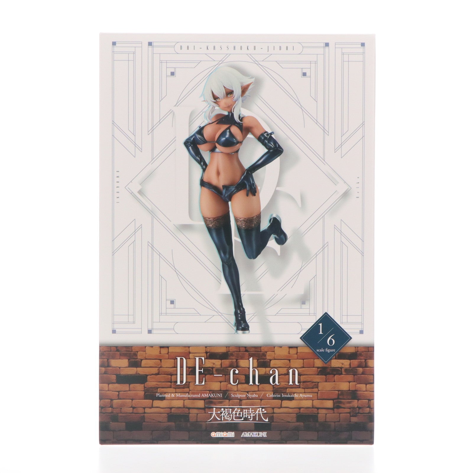 【中古即納】[FIG] あみあみ限定 大褐色時代 DEちゃん 1/6 完成品 フィギュア あみあみ×AMAKUNI(アマクニ)(20240331)