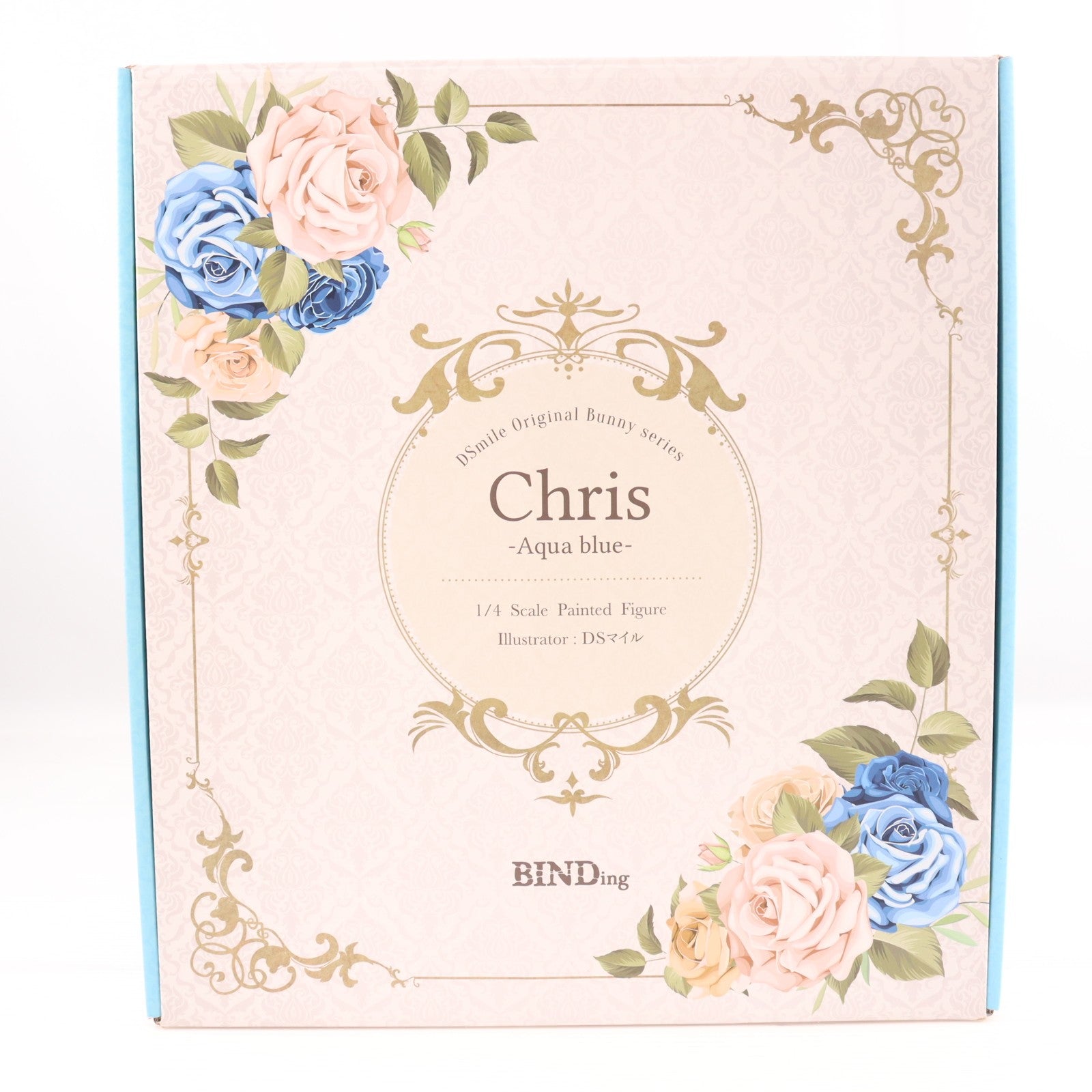 【中古即納】[FIG] ポストカード付属 ネイティブクリエイターズコレクション Chris-Aqua blue-(クリス-アクアブルー-) DSmile Original Bunny series 1/4 完成品 フィギュア ネイティブオンラインショップ&FANZA限定  BINDing(バインディング)/ネイティブ(20210731)