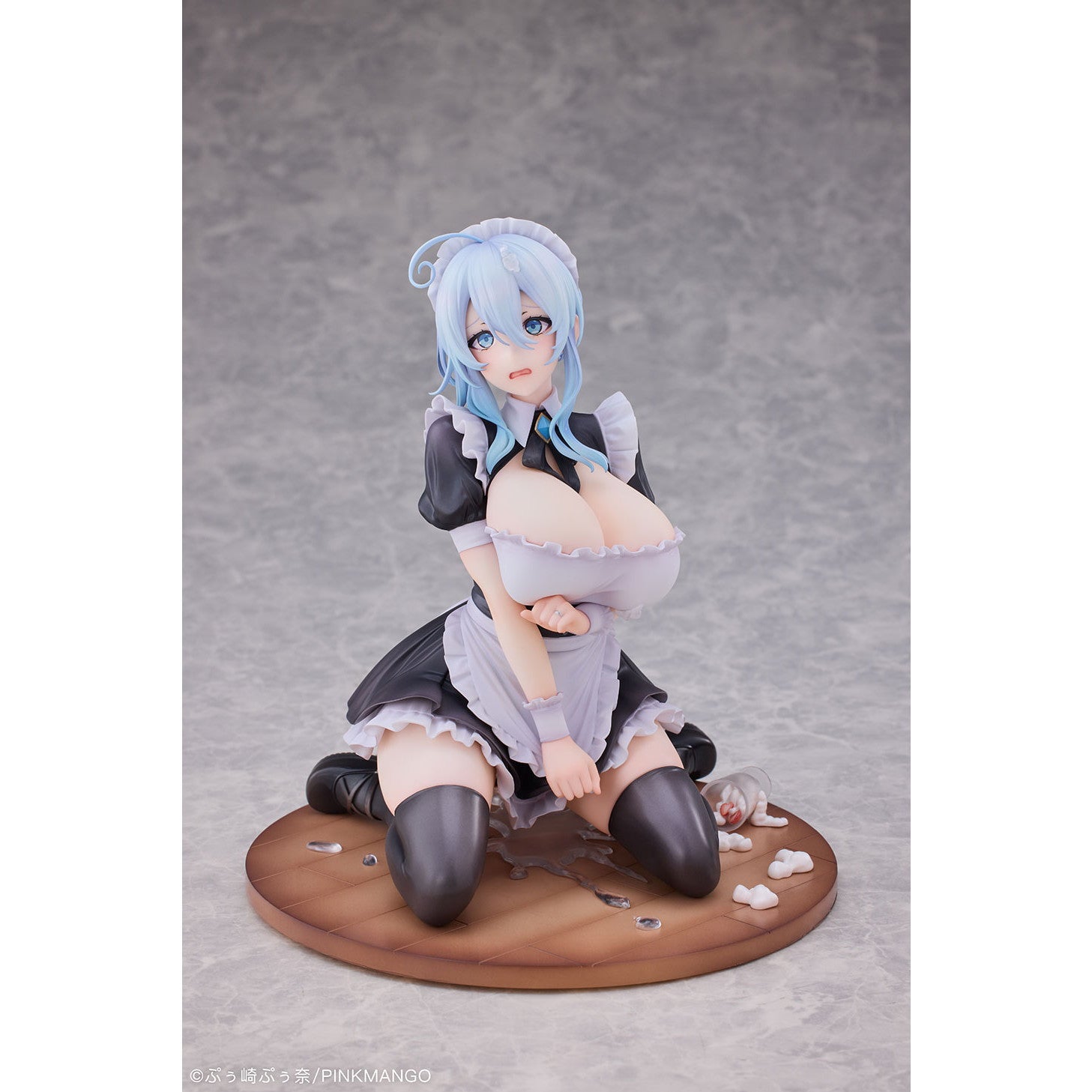 【中古即納】[FIG] 初回特典付属 未亡人の雪女 雪乃深冬(ゆきのみふゆ) メイドver. 特別Ver. 特典付き限定版 Original illust 1/6 完成品 フィギュア PinkMango(ピンクマンゴー)(20251031)