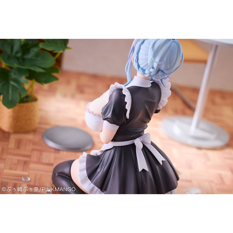 【中古即納】[FIG] 初回特典付属 未亡人の雪女 雪乃深冬(ゆきのみふゆ) メイドver. 特別Ver. 特典付き限定版 Original illust 1/6 完成品 フィギュア PinkMango(ピンクマンゴー)(20251031)