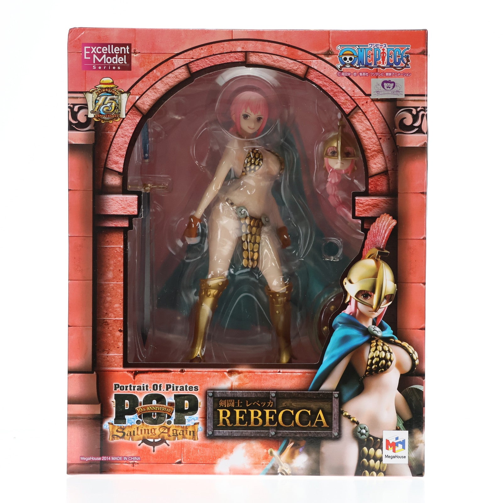 【中古即納】[FIG] Portrait.Of.Pirates P.O.P Sailing Again 剣闘士レベッカ ONE PIECE(ワンピース) 1/8 完成品 フィギュア メガハウス(20140830)
