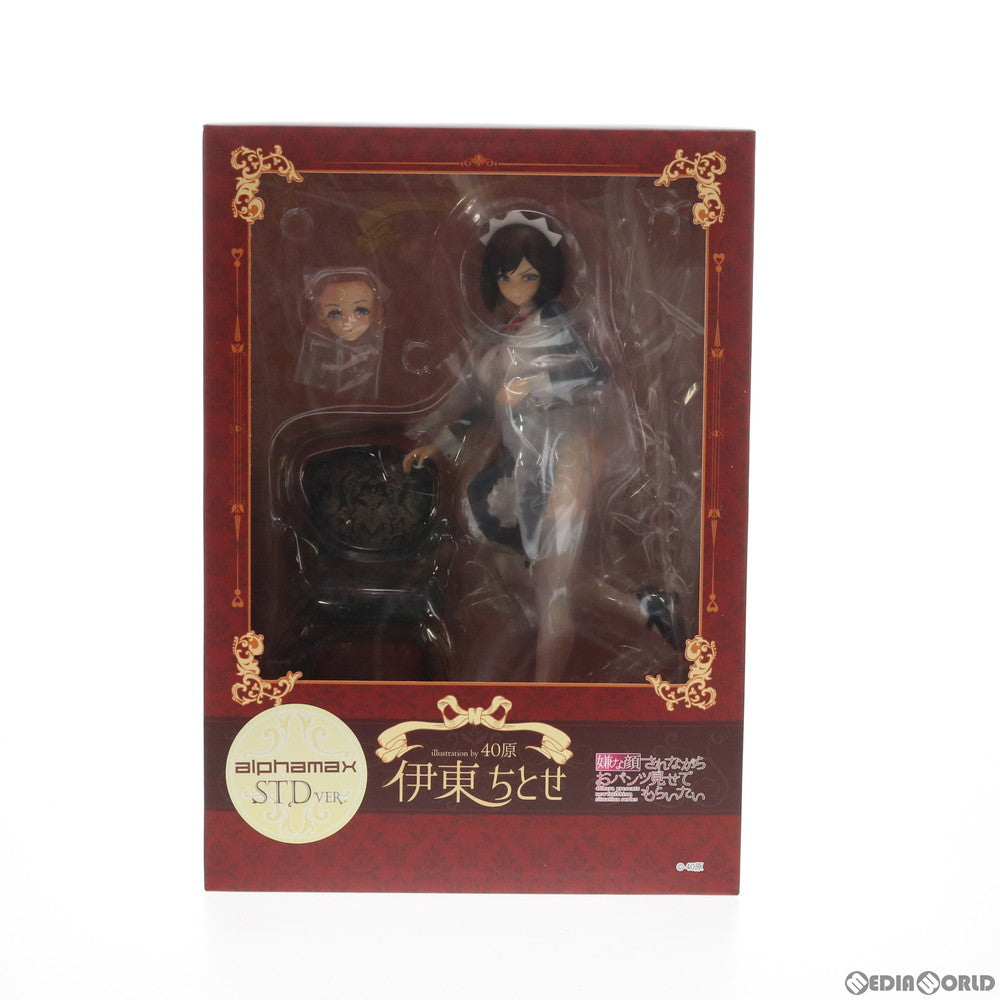 【中古即納】[FIG] 伊東ちとせ(いとうちとせ) illustration by 40原 STD Ver. 嫌な顔されながらおパンツ見せてもらいたい 1/6 完成品 フィギュア(AX-0235) アルファマックス(20200820)