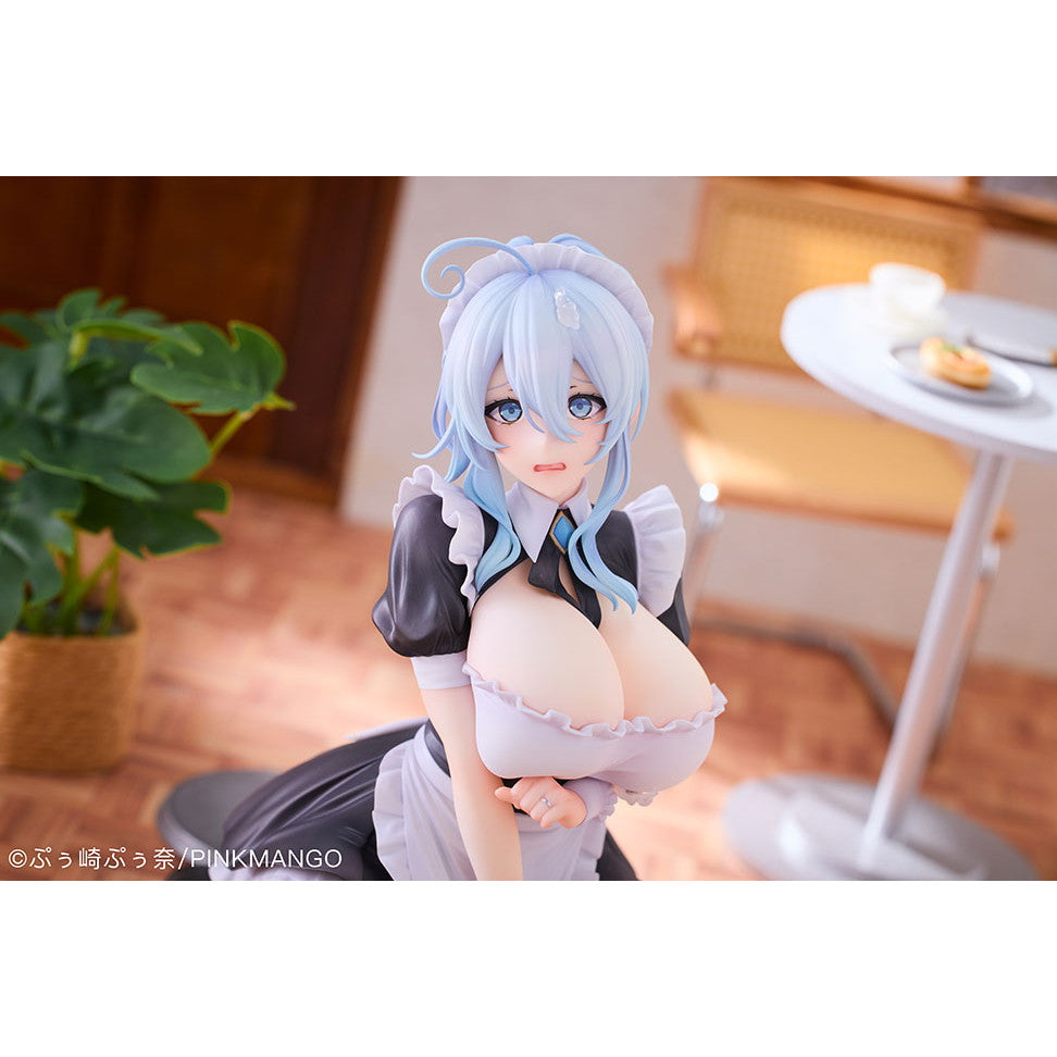 【中古即納】[FIG] 初回特典付属 未亡人の雪女 雪乃深冬(ゆきのみふゆ) メイドver. 特別Ver. 特典付き限定版 Original illust 1/6 完成品 フィギュア PinkMango(ピンクマンゴー)(20251031)