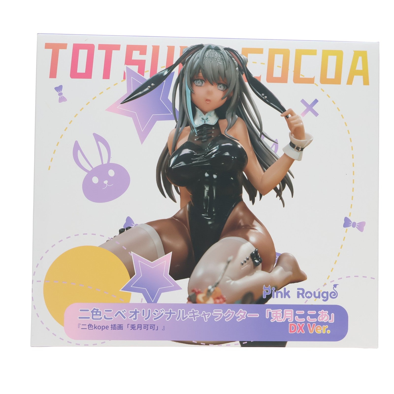 【中古即納】[FIG] アクリルスタンド付属 二色こぺイラスト 兎月ここあ(とつきここあ) DX Ver. 1/5 完成品 フィギュア ENSOUTOYS(エンソウトイズ)(20251130)