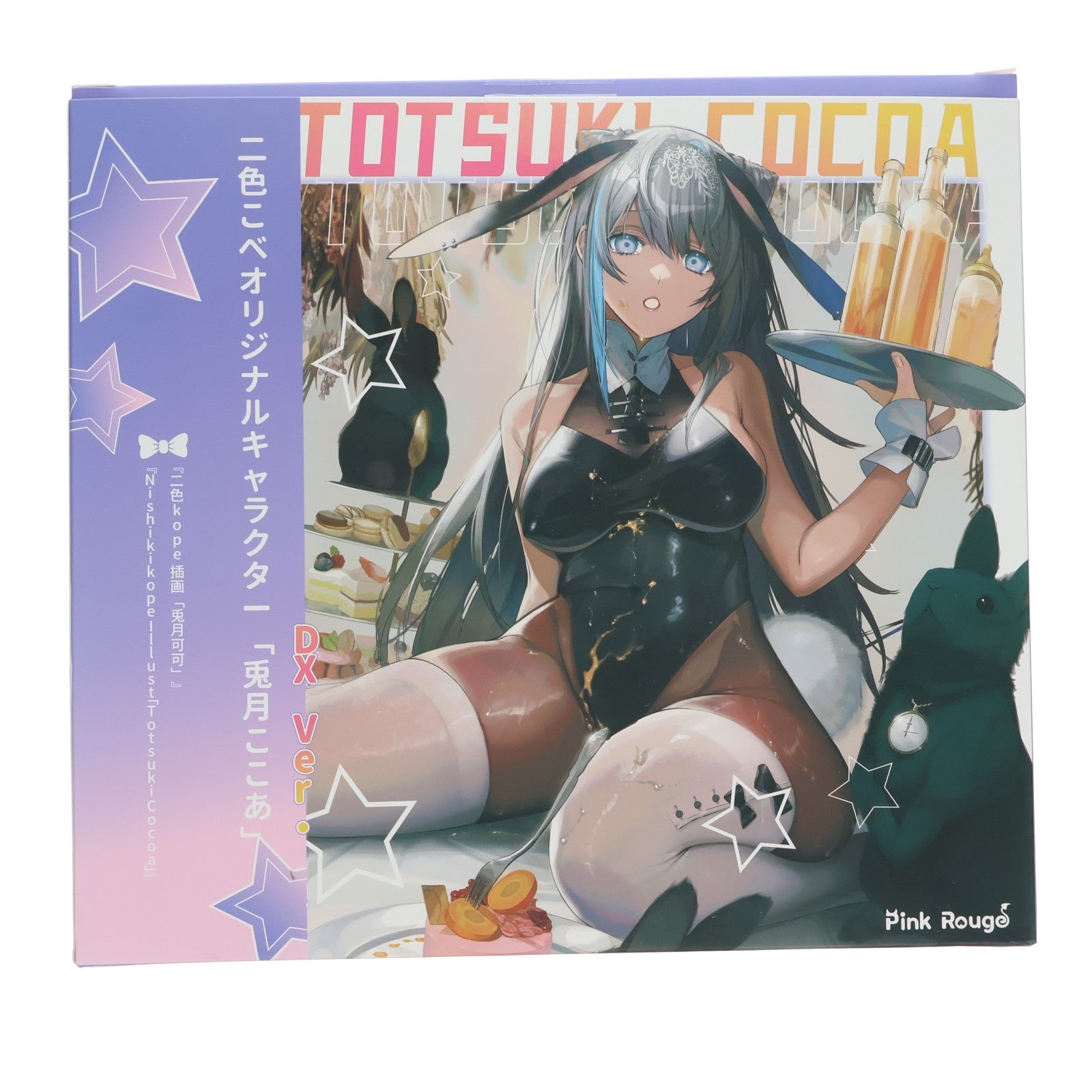 【中古即納】[FIG] アクリルスタンド付属 二色こぺイラスト 兎月ここあ(とつきここあ) DX Ver. 1/5 完成品 フィギュア ENSOUTOYS(エンソウトイズ)(20251130)