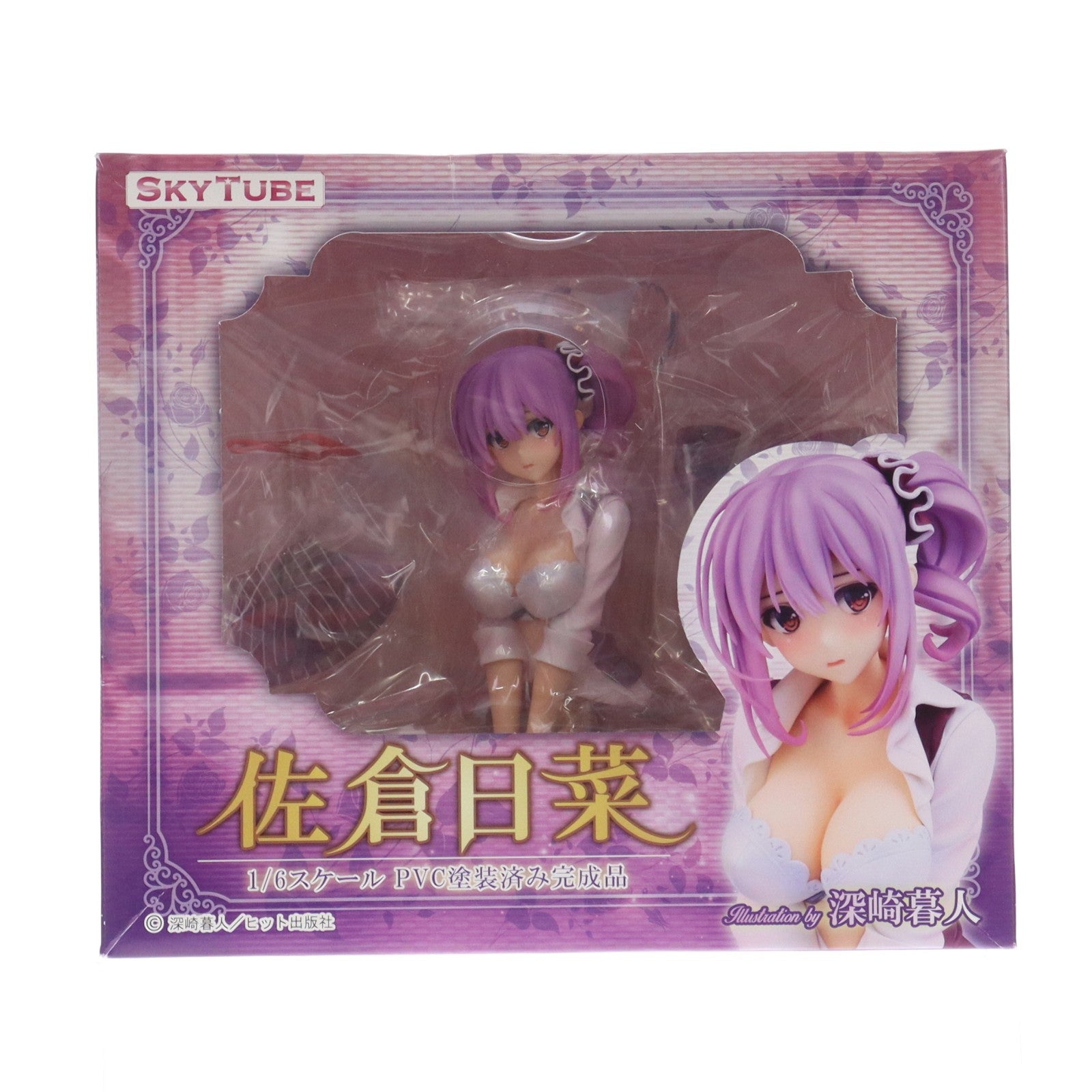 【中古即納】[FIG] 佐倉日菜(さくらひな) illustration by 深崎暮人(みさきくれひと) コミック阿吽 1/6 完成品 フィギュア(AX-1044) SkyTube(スカイチューブ)(20161223)