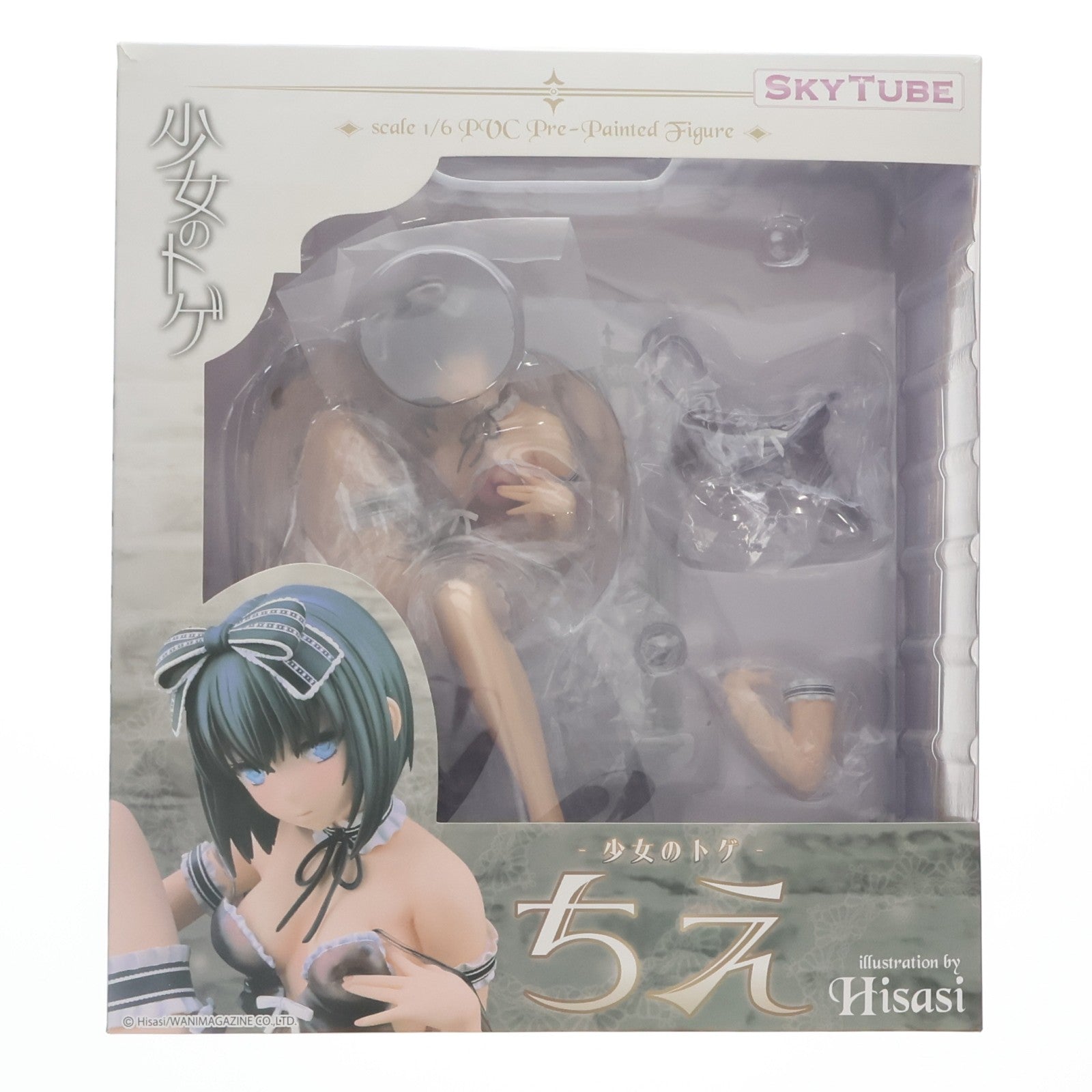 【中古即納】[FIG] ポストカード無し ちえ 少女のトゲ 1/6 完成品 フィギュア(AX-1036) SkyTube(スカイチューブ)(20170310)