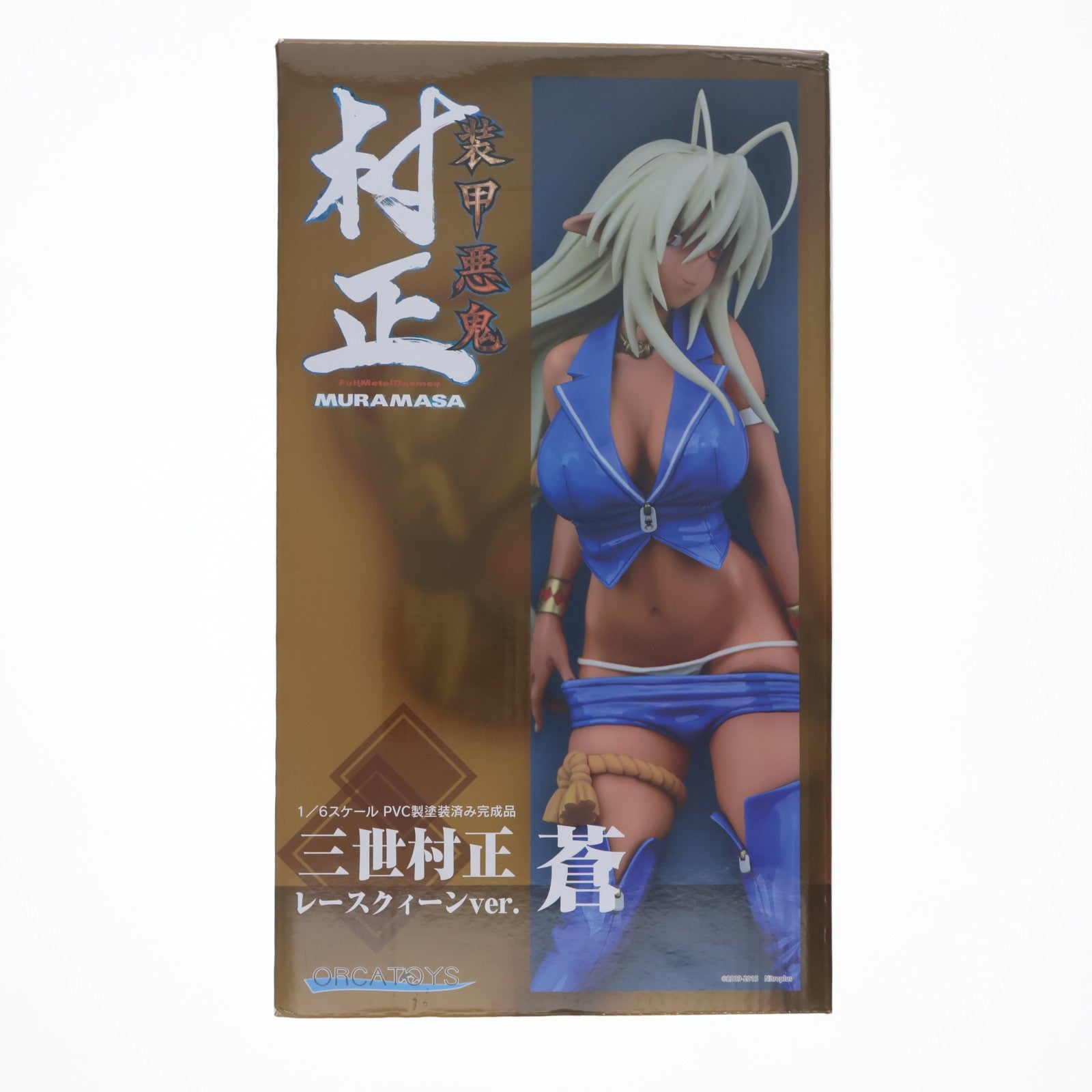 【中古即納】[FIG] 三世村正(さんせいむらまさ) レースクィーンver.蒼(ブルー) 装甲悪鬼村正 1/6 完成品 フィギュア オルカトイズ(20160115)