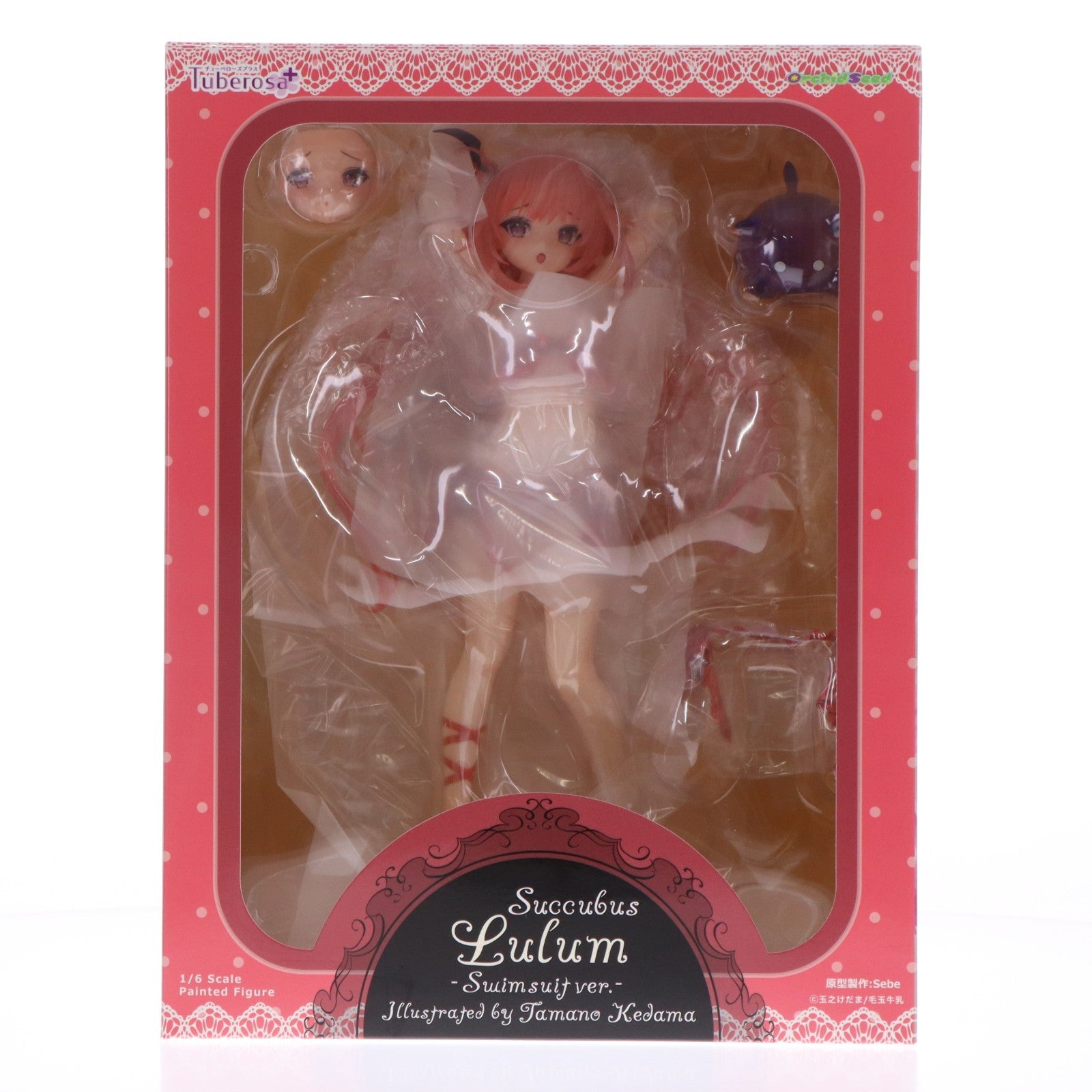 【中古即納】[FIG] サキュバス ルルム 水着ver. Illustrated by 玉之けだま 1/6 完成品 フィギュア(PVC317) チューベローズプラス(20260217)