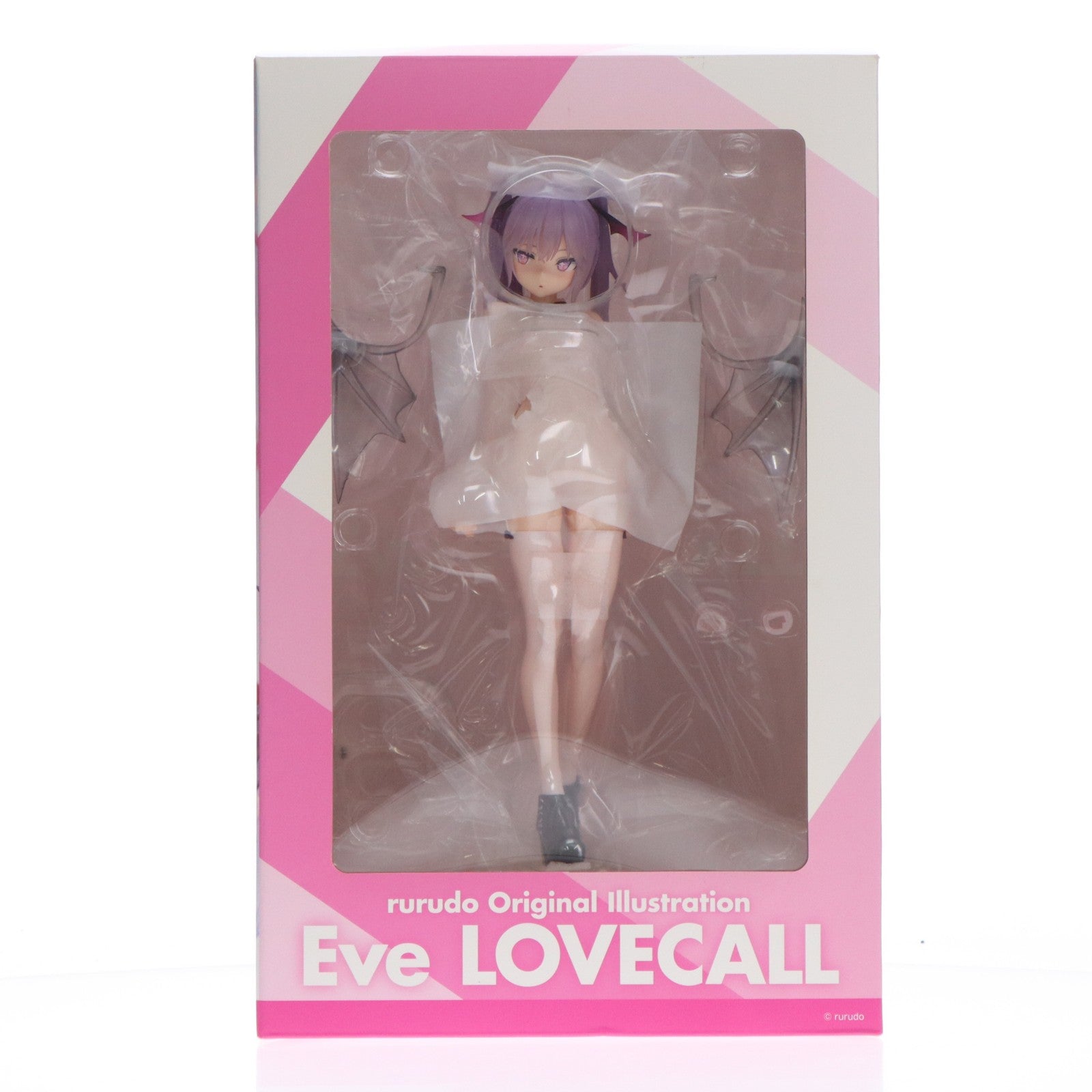 【中古即納】[FIG] あみあみ限定 ポストカード付属 イヴ・LOVECALL rurudoオリジナルイラスト 1/6 完成品 フィギュア Pink・Charm(ピンクチャーム)(20210930)