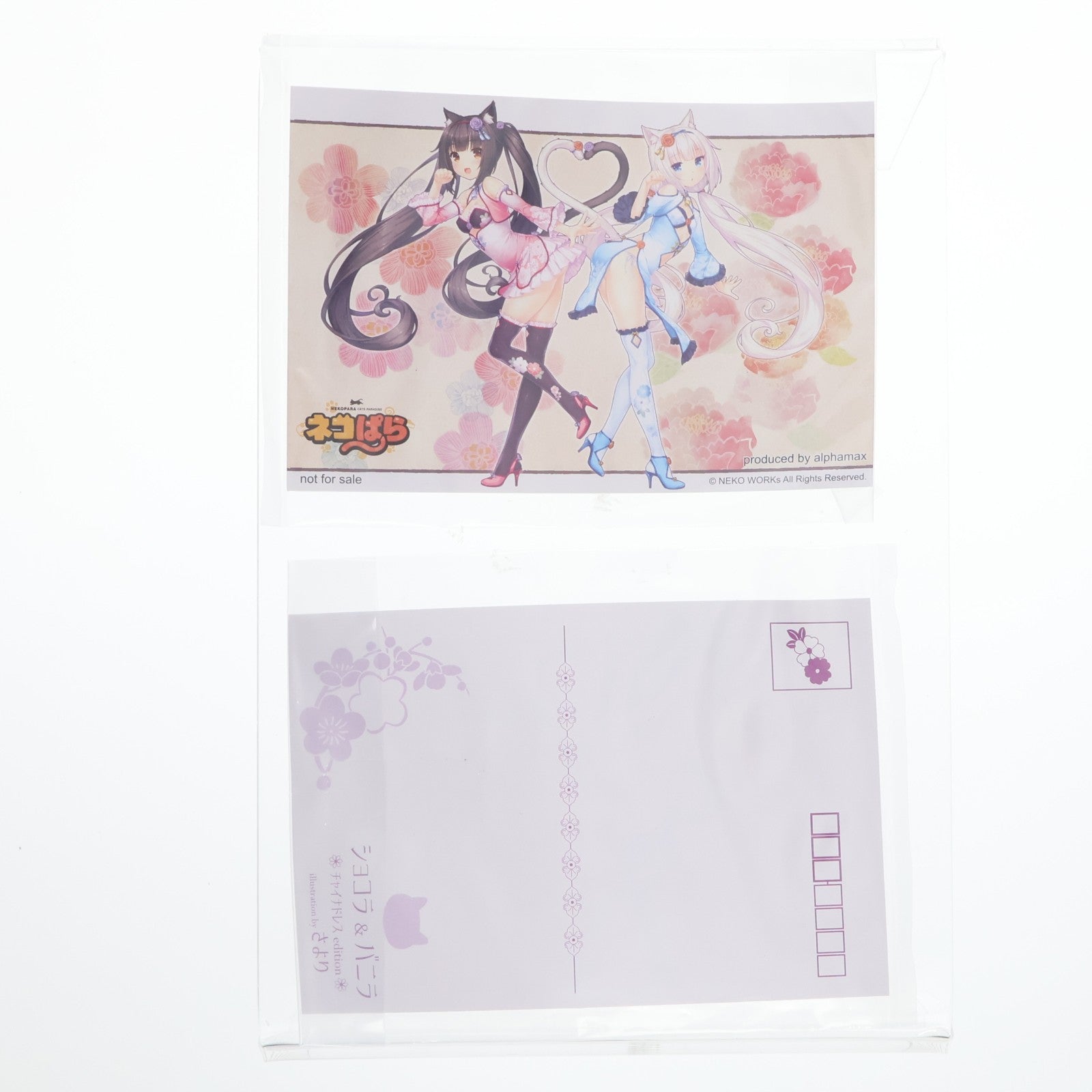 【中古即納】[FIG] ポストカード2枚付属 ショコラ チャイナドレスedition illustration by さより DX Ver. ネコぱら 1/6 完成品 フィギュア(AX-1108) SkyTube(スカイチューブ)(20210116)