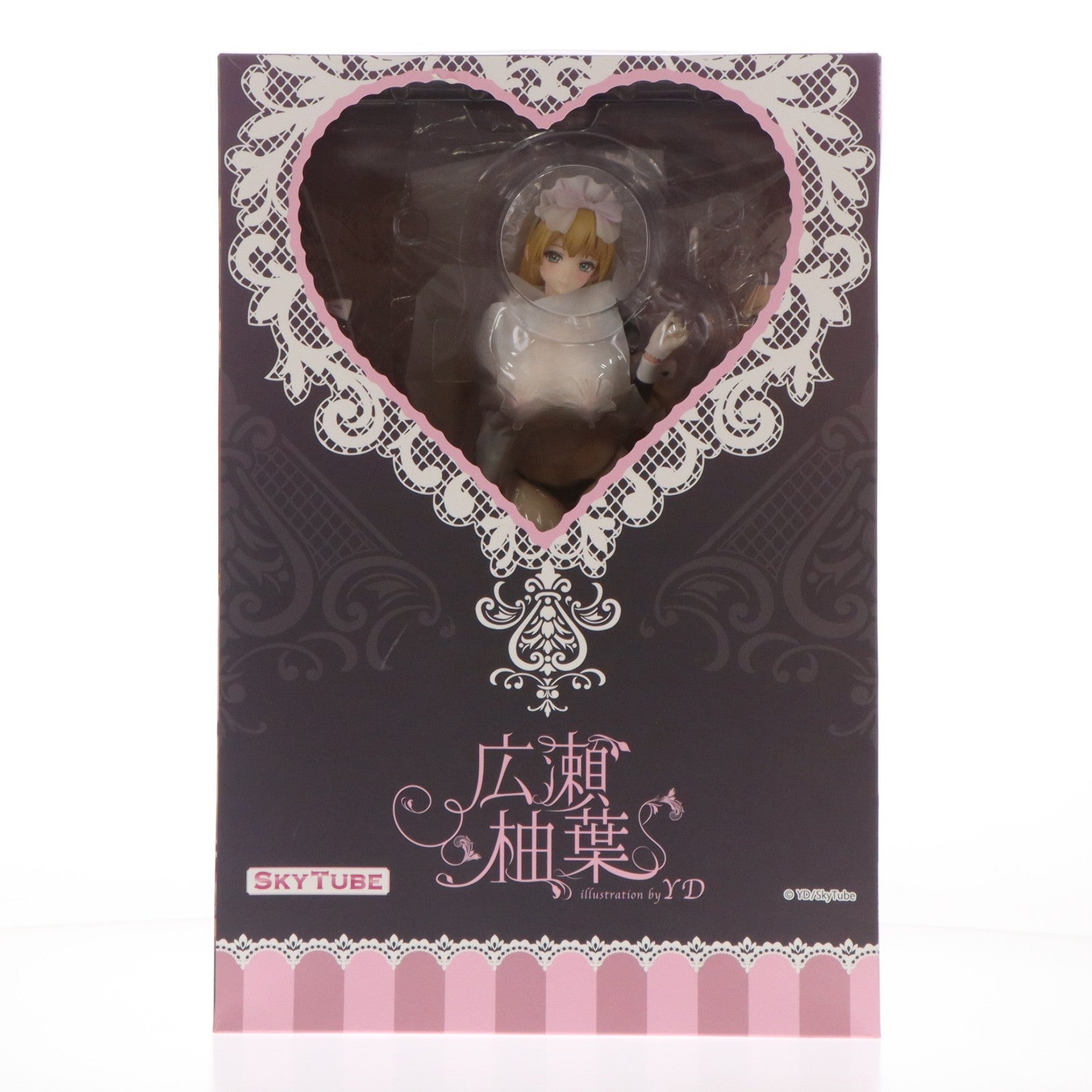 【中古即納】[FIG] ポストカード2枚付属 広瀬柚葉(ひろせゆずは) illustration by YD 1/6 完成品 フィギュア(AX-1118) SkyTube(スカイチューブ)(20221218)