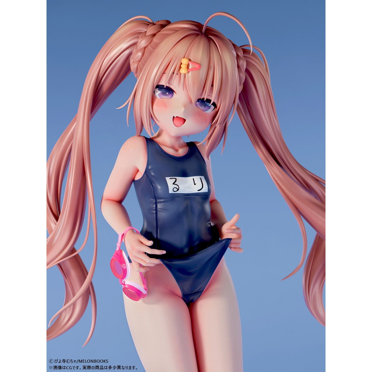 【中古即納】[FIG] ぴよ寺むちゃ「るりちゃん」すくみずきゅっver. 1/5 完成品 フィギュア B´full FOTS JAPAN(ビーフルフォトスジャパン)(20250331)