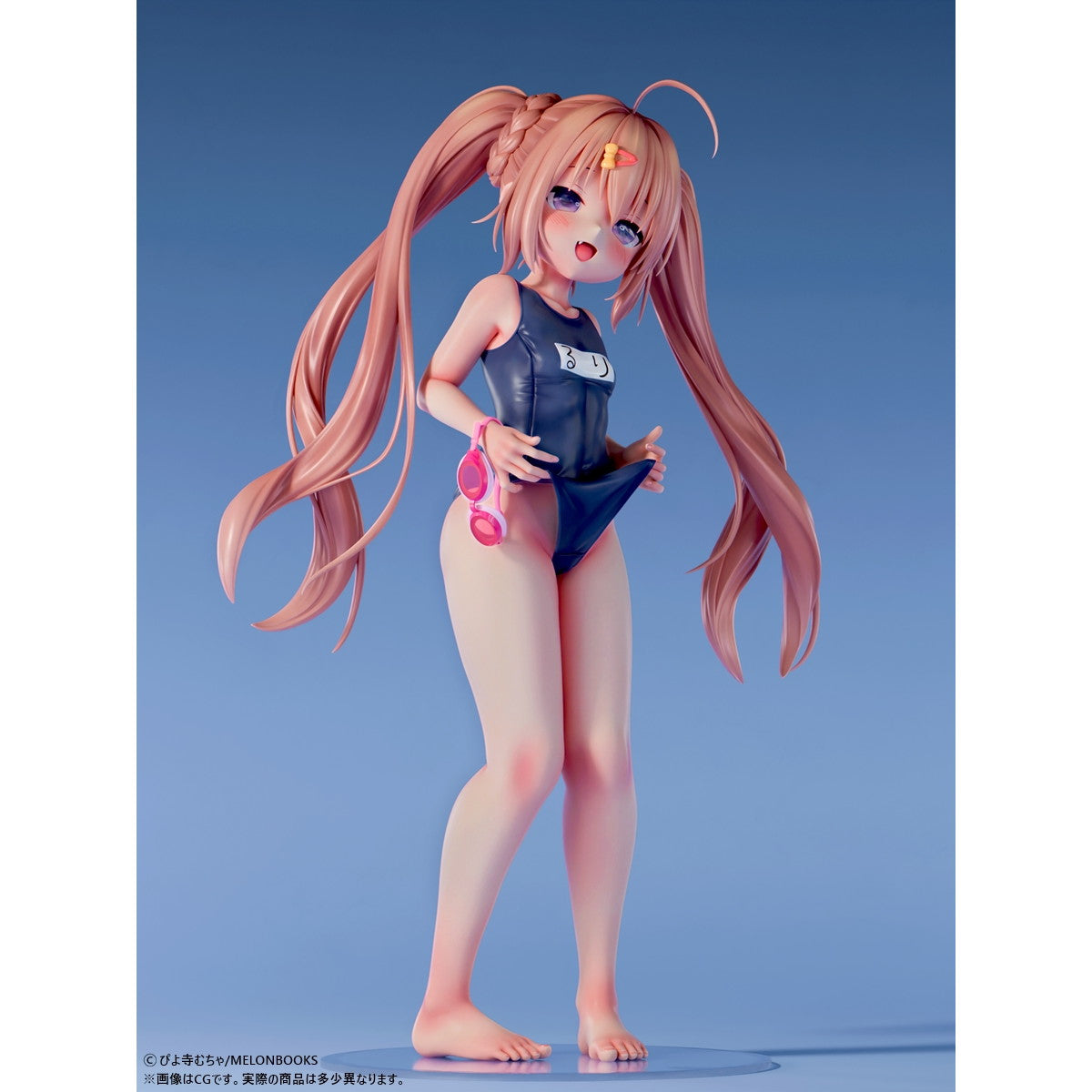 【中古即納】[FIG] ぴよ寺むちゃ「るりちゃん」すくみずきゅっver. 1/5 完成品 フィギュア B´full FOTS JAPAN(ビーフルフォトスジャパン)(20250331)