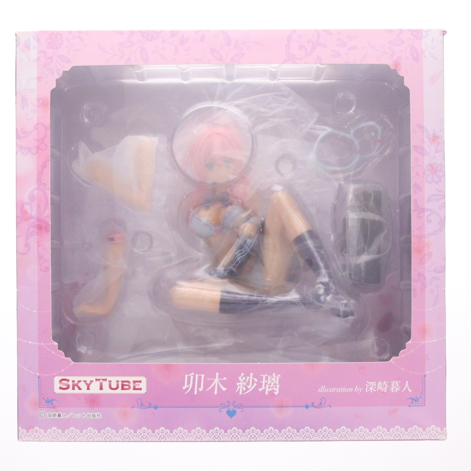 【中古即納】[FIG] ポストカード付属 卯木紗璃(うつぎさり) Illustration by 深崎暮人(みさきくれひと) コミック阿吽 1/6 完成品 フィギュア(AX-1071) SkyTube(スカイチューブ)(20191211)