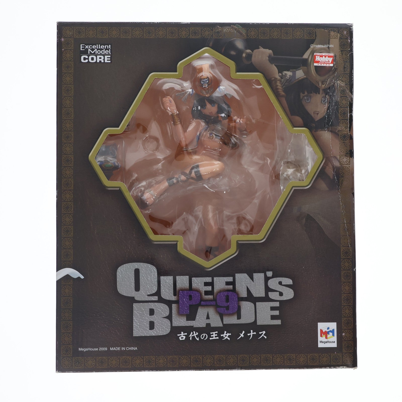 【中古即納】[FIG] エクセレントモデル CORE 古代の女王 メナス クイーンズブレイドP-9 1/8 完成品 フィギュア メガハウス(20090417)