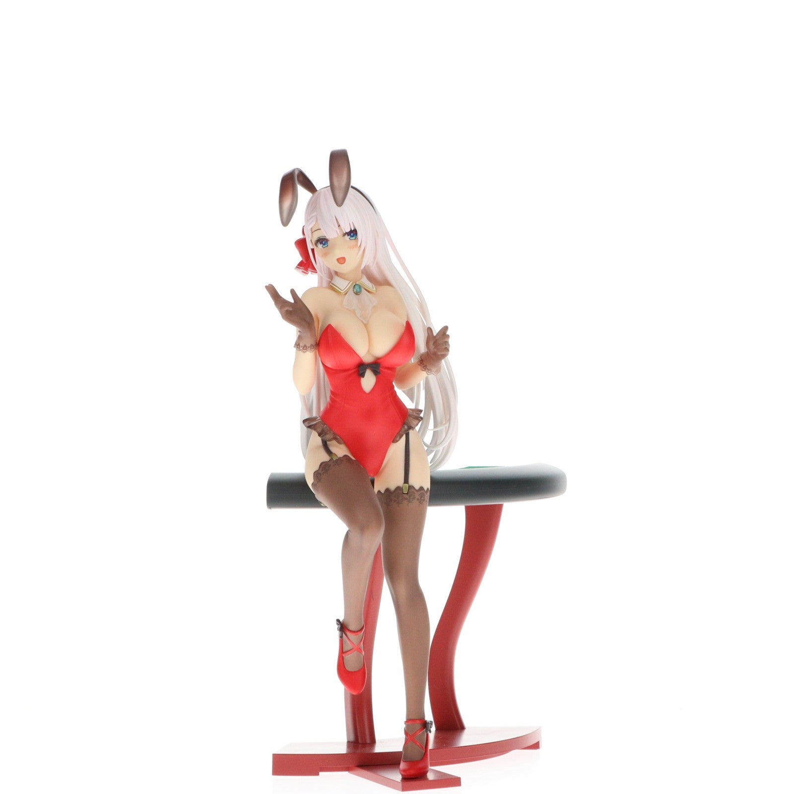 【中古即納】[FIG] リーセリア・レイ・クリスタリア 深紅のバニーフィギュアwithぺろりシステム 聖剣学院の魔剣使い 1/6 完成品 フィギュア 日本コロムビア(20240831)