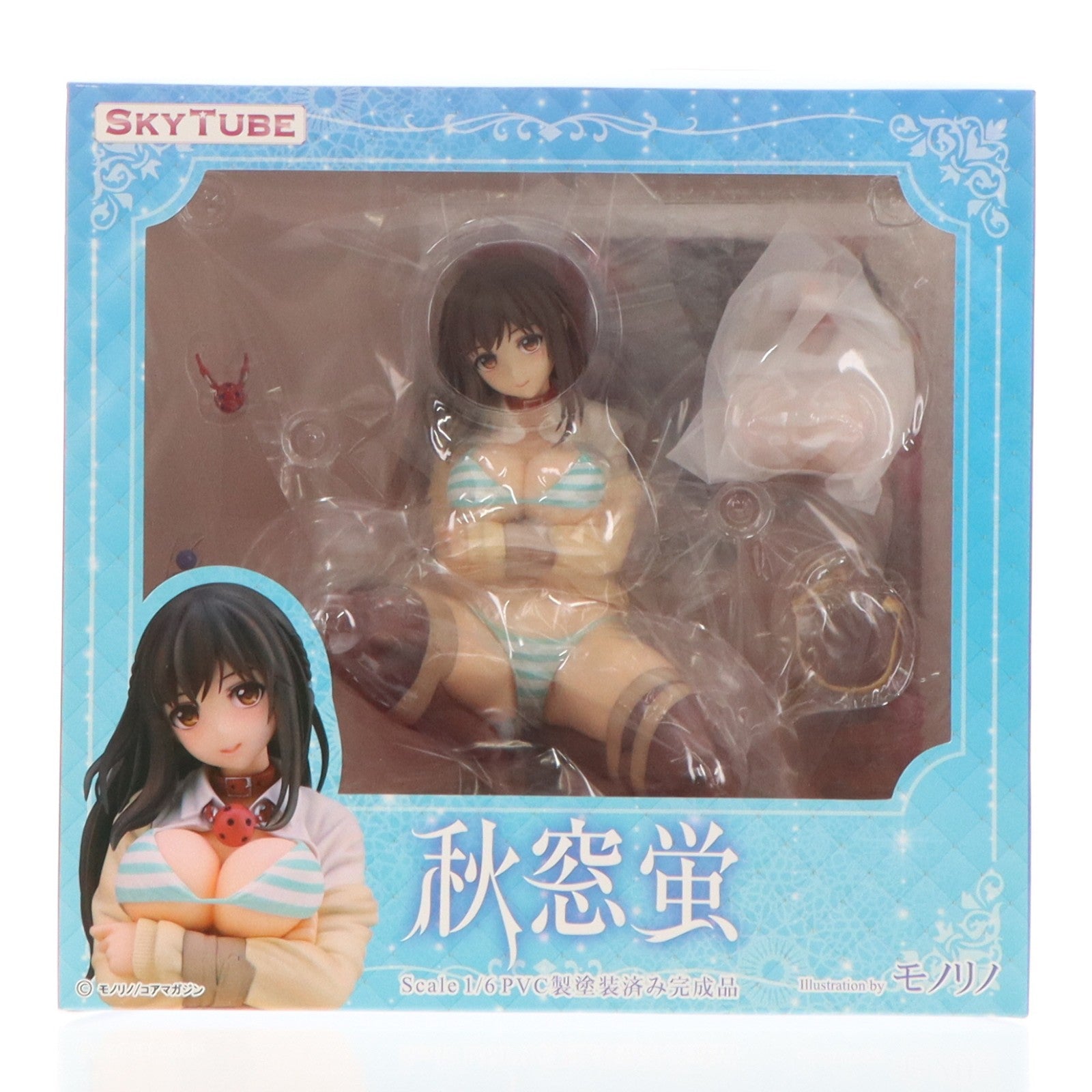 【中古即納】[FIG] あみあみ限定特典付属 秋窓蛍(あきまどほたる) illustration by モノリノ PINKERTON(ピンカートン) 1/6 完成品 フィギュア(AX-1052) SkyTube(スカイチューブ)(20170820)