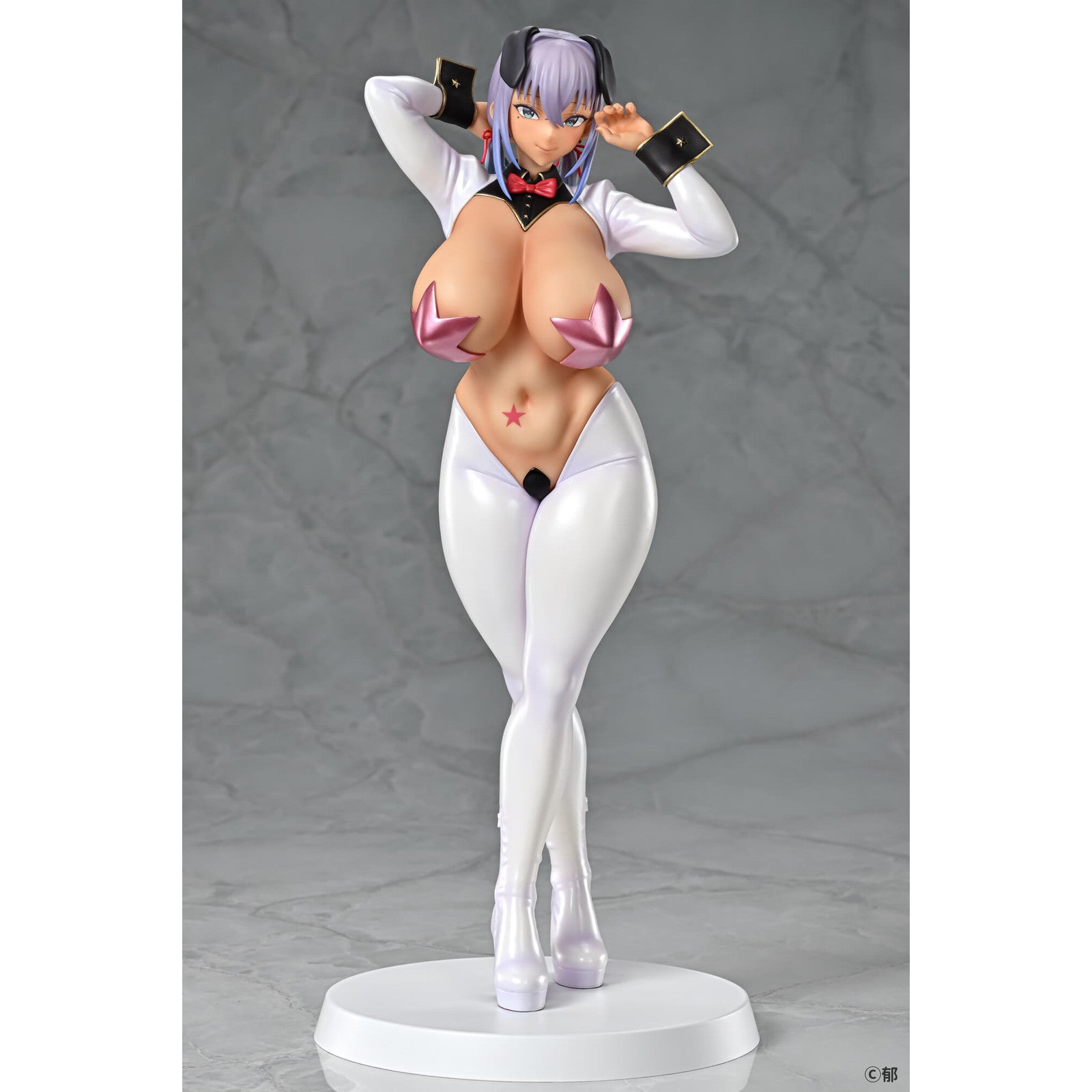 【中古即納】[FIG] アミちゃん 逆バニー 日焼けVer. 郁(イク) オリジナル 1/5 完成品 フィギュア Q-six(キューシックス)(20250419)