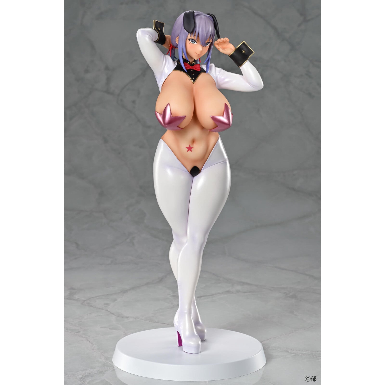 【中古即納】[FIG] アミちゃん 逆バニー 日焼けVer. 郁(イク) オリジナル 1/5 完成品 フィギュア Q-six(キューシックス)(20250419)