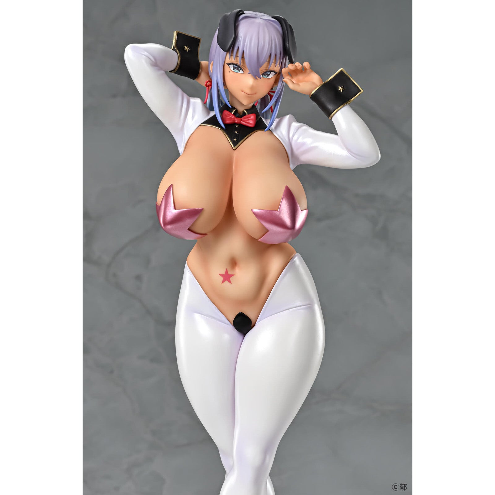 【中古即納】[FIG] アミちゃん 逆バニー 日焼けVer. 郁(イク) オリジナル 1/5 完成品 フィギュア Q-six(キューシックス)(20250419)