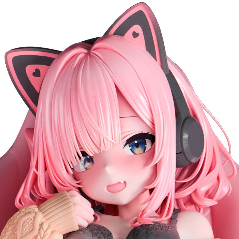 【中古即納】[FIG] 肉感少女 えちえちおかず配信中 猫音こにゃん(ねこねこにゃん) 1/5 完成品 フィギュア インサイト(20250831)
