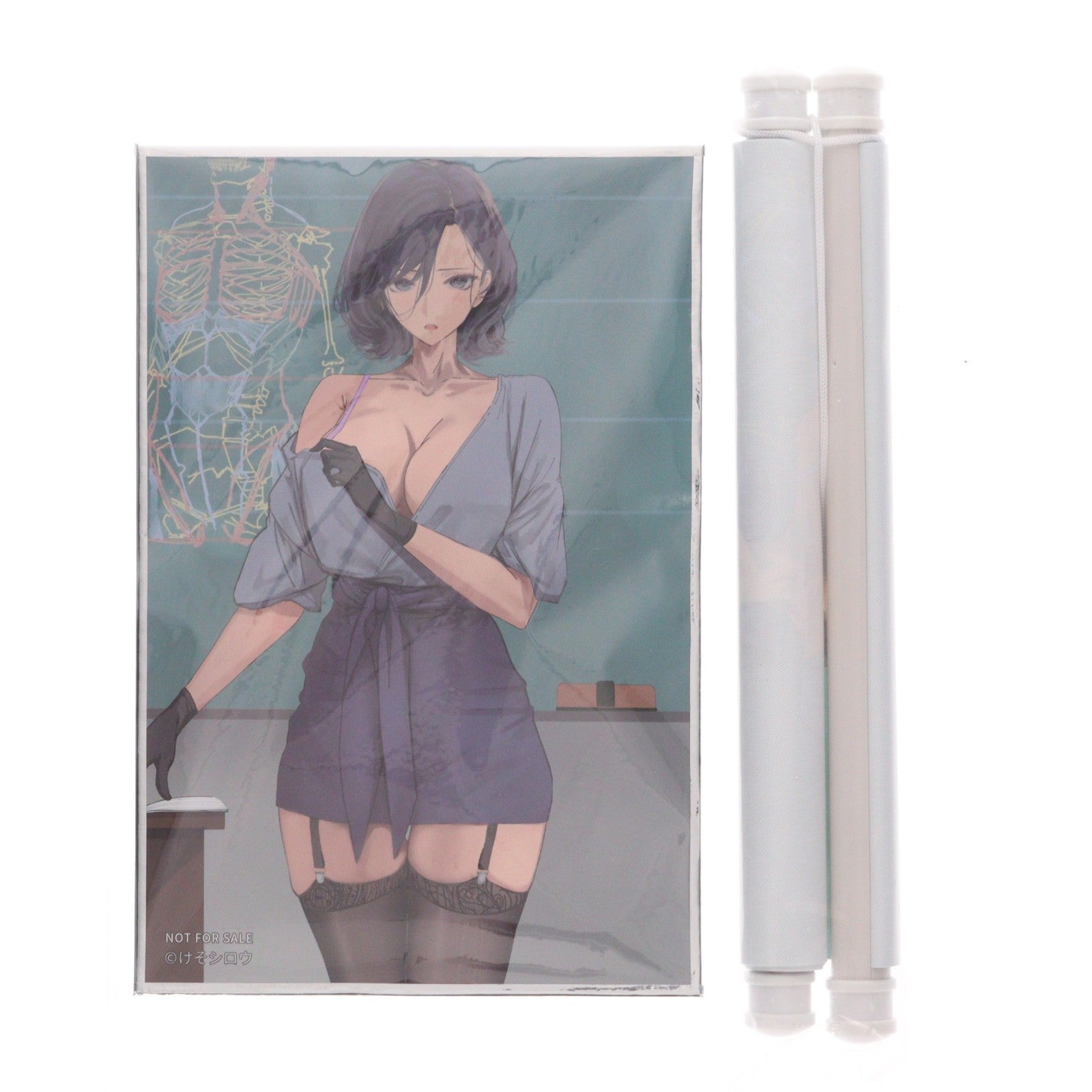 【中古即納】[FIG] タペストリー&色紙付属 唐突に脱ぎだす天然美術教師 瑠美(るみ) illustration by けそシロウ 1/6 完成品 フィギュア HanaBee(ハナビー)(20251014)