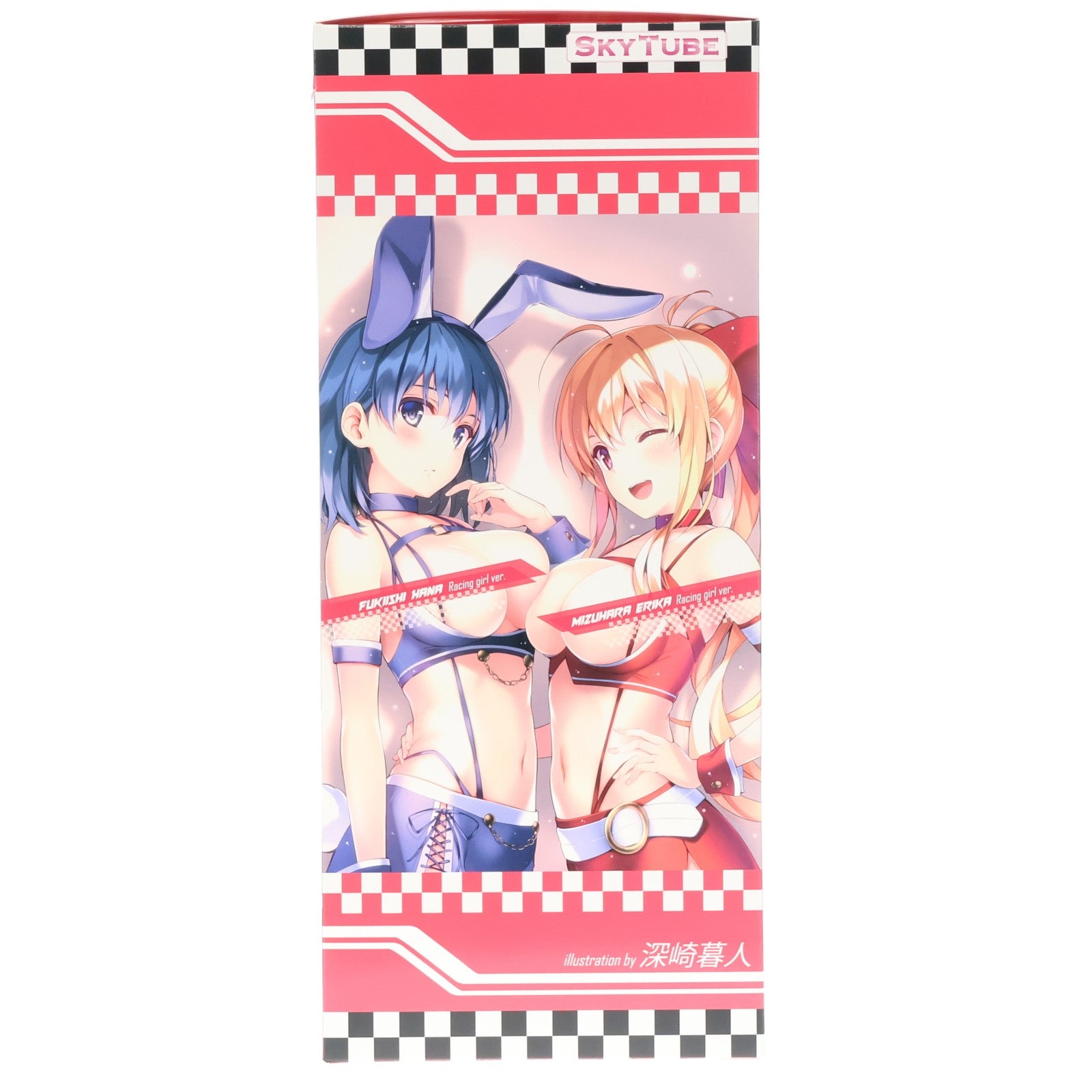 【中古即納】[FIG] ポストカード無し 水原エリカ(みずはらエリカ) Racing girl ver. illustration by 深崎暮人(みさきくれひと) コミック阿吽 1/6 完成品 フィギュア(AX-1046) SkyTube(スカイチューブ)(20180929)
