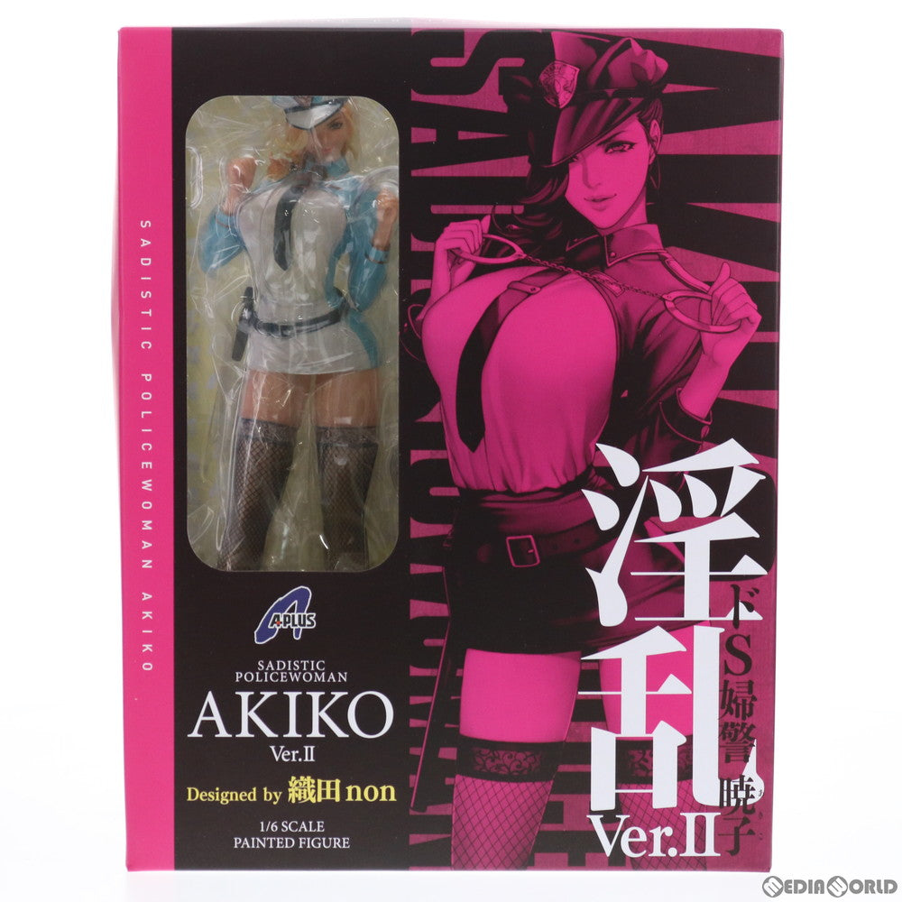 【中古即納】[FIG] 淫乱ドS婦警 暁子(あきこ)Ver.II Designed by 織田non 1/6 完成品 フィギュア A+(エイプラス)(20190330)