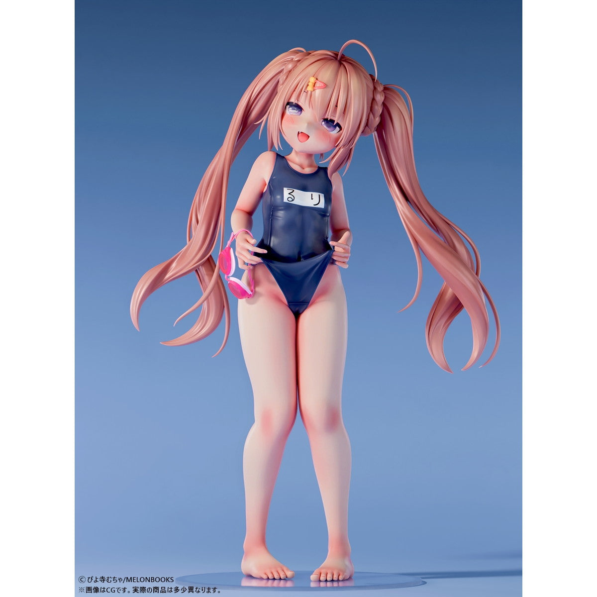 【中古即納】[FIG] ぴよ寺むちゃ「るりちゃん」すくみずきゅっver. 1/5 完成品 フィギュア B´full FOTS JAPAN(ビーフルフォトスジャパン)(20250331)