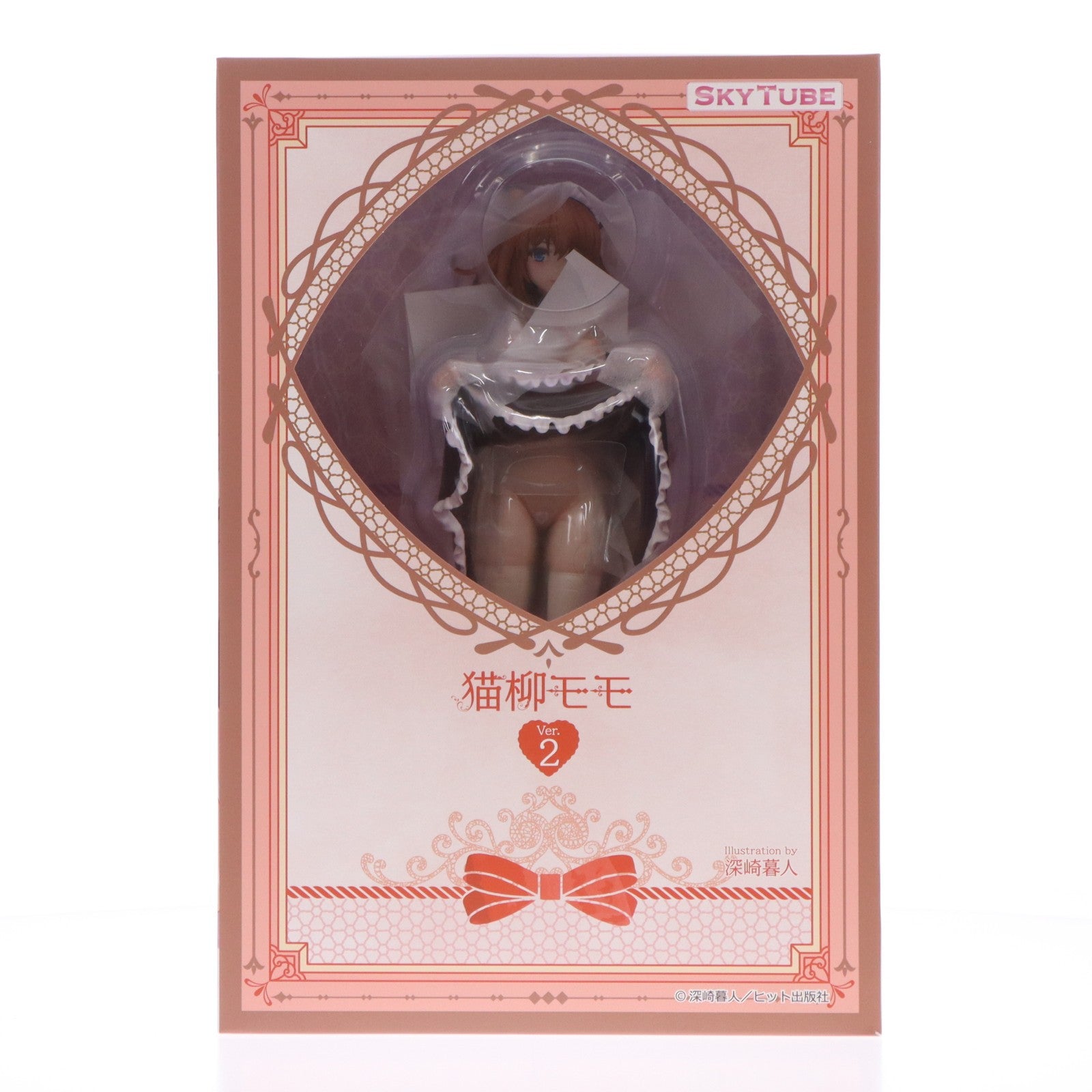 【中古即納】[FIG] ポストカード付属 猫柳モモ(ねこやなぎもも) Ver.2 illustration by 深崎暮人 コミック阿吽 1/6 完成品 フィギュア(AX-1079) SkyTube(スカイチューブ)(20230827)