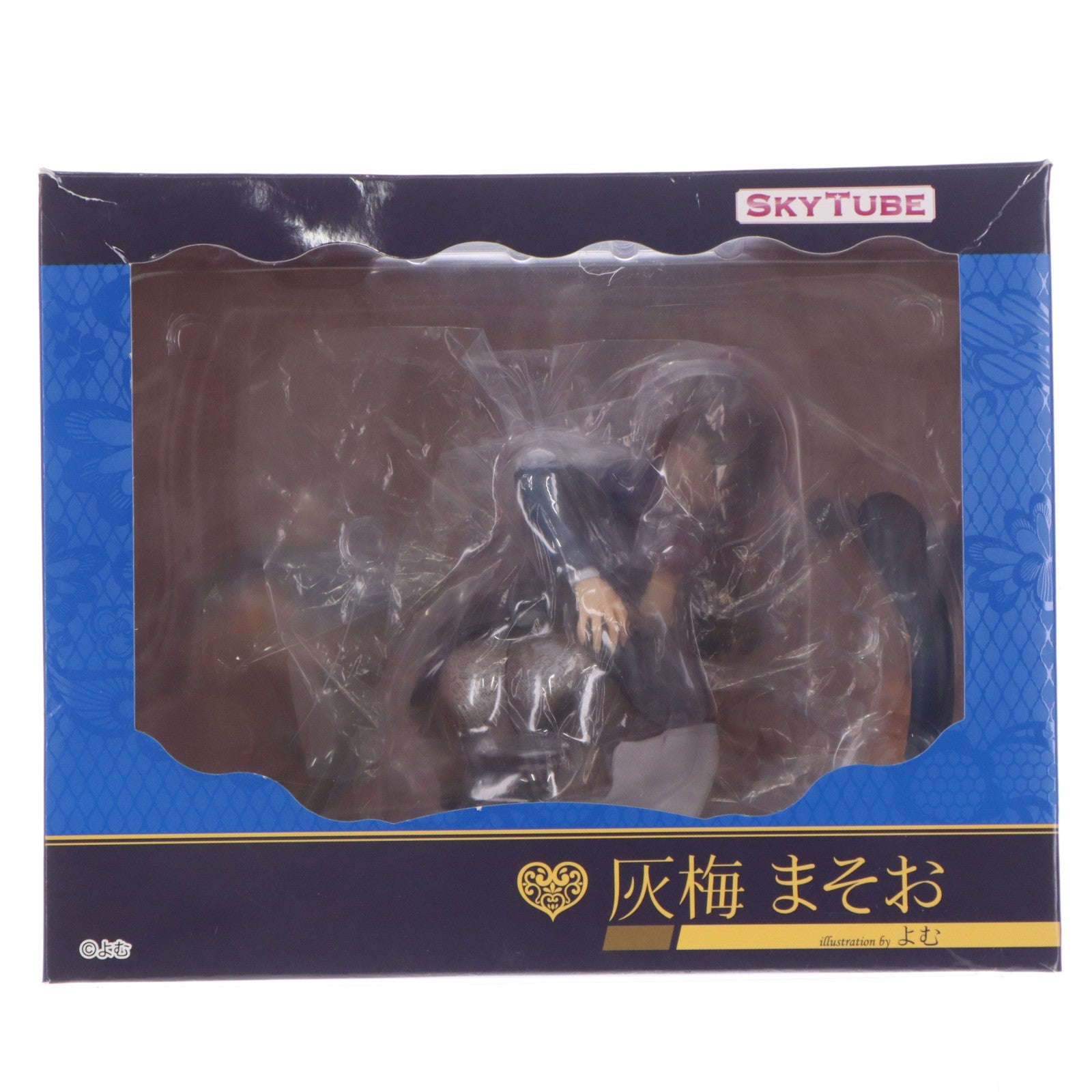 【中古即納】[FIG] ポストカード付属 灰梅まそお(はいうめまそお) illustration by よむ 1/6 完成品 フィギュア(AX-1121) SkyTube(スカイチューブ)(20200402)