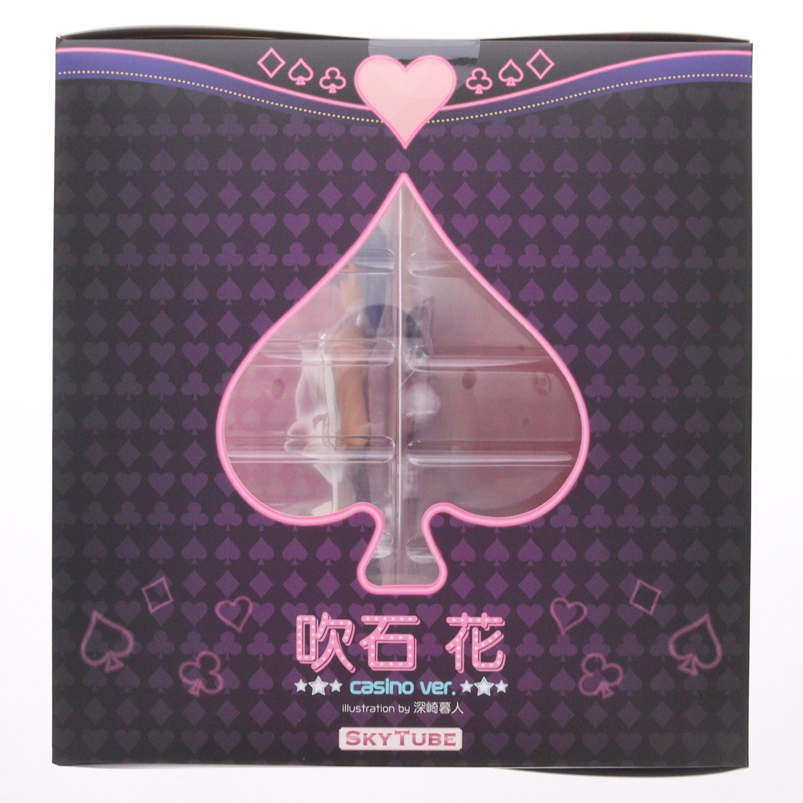 【中古即納】[FIG] ポストカード付属 吹石花(ふきいしはな) casino ver. Illustration by 深崎暮人 コミック阿吽 1/6 完成品 フィギュア(AX-1072) SkyTube(スカイチューブ)(20210620)