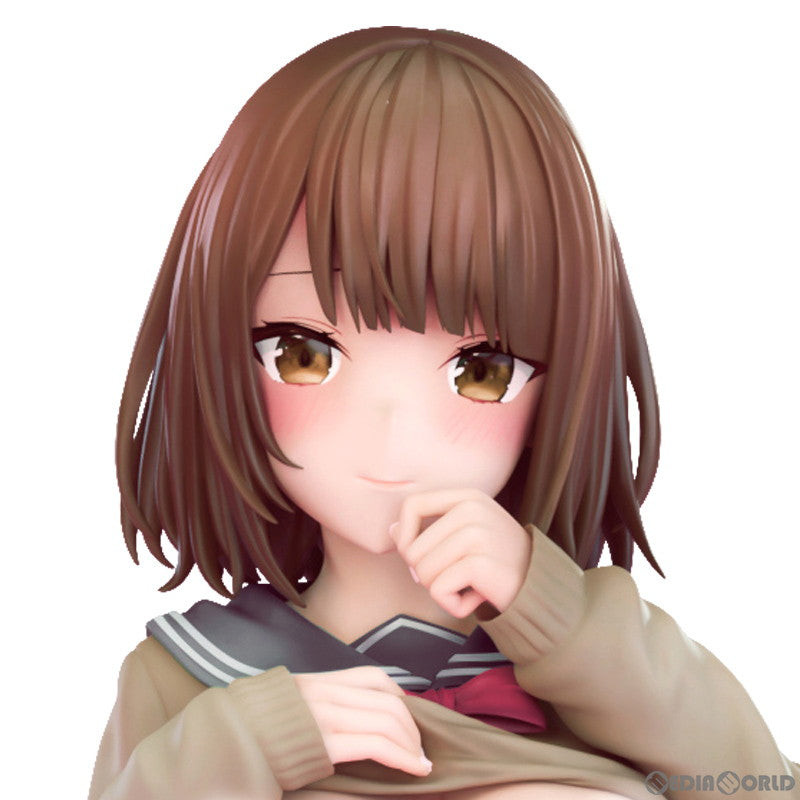 【中古即納】[FIG] 秋乃える イラスト「たくし上げJKちゃん」脱衣ver. 1/6 完成品 フィギュア インサイト(20221201)