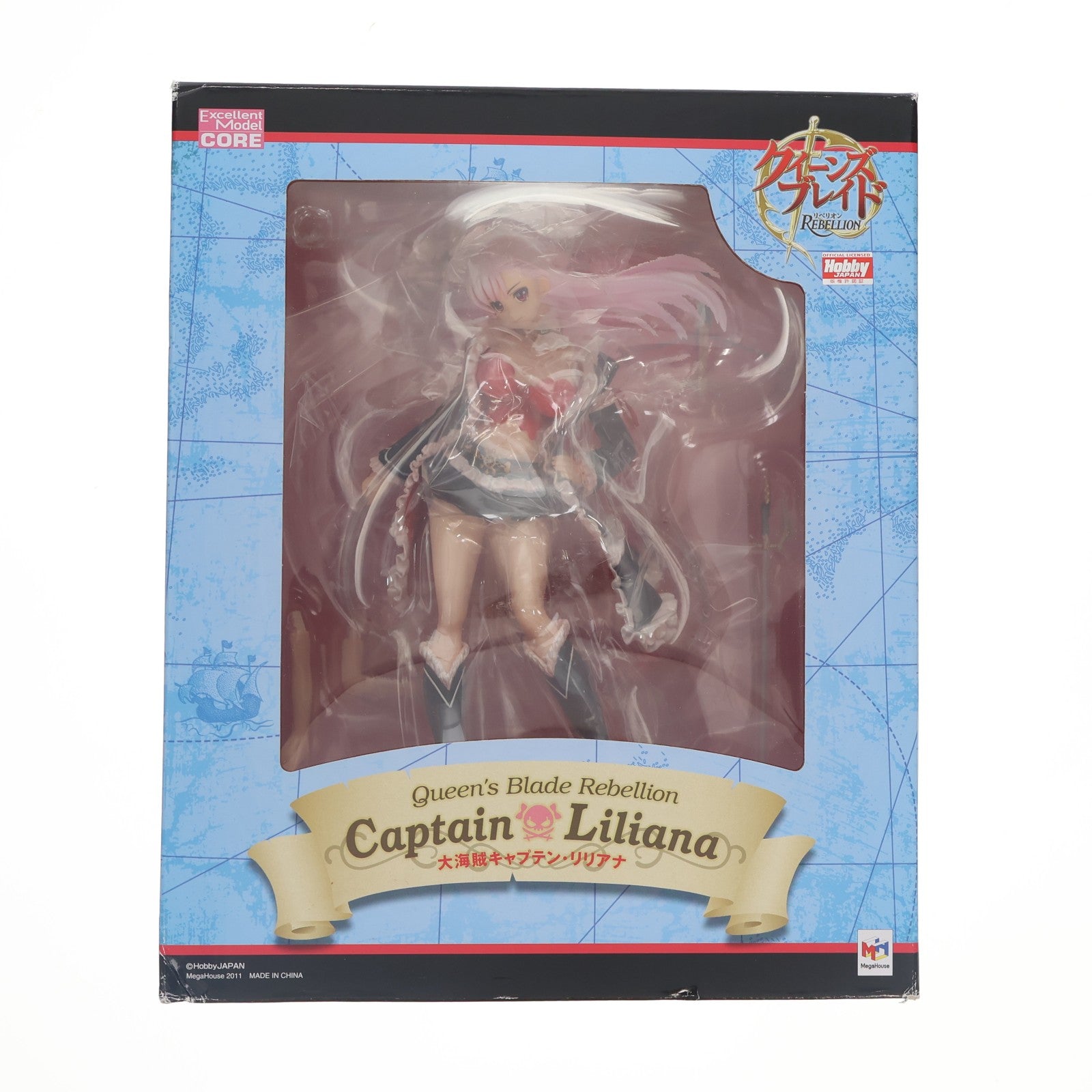 【中古即納】[FIG] エクセレントモデル CORE 大海賊キャプテン・リリアナ クイーンズブレイド リベリオンP-7 1/8 完成品 フィギュア メガハウス(20110825)
