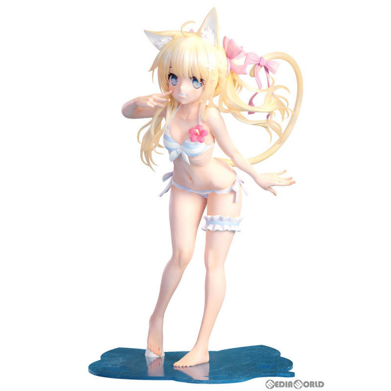 【中古即納】[FIG] ケモミミ学園 「金髪ちゃん」illustrated by あるか 1/7 完成品 フィギュア B´full FOTS JAPAN(ビーフルフォトスジャパン)(20210930)