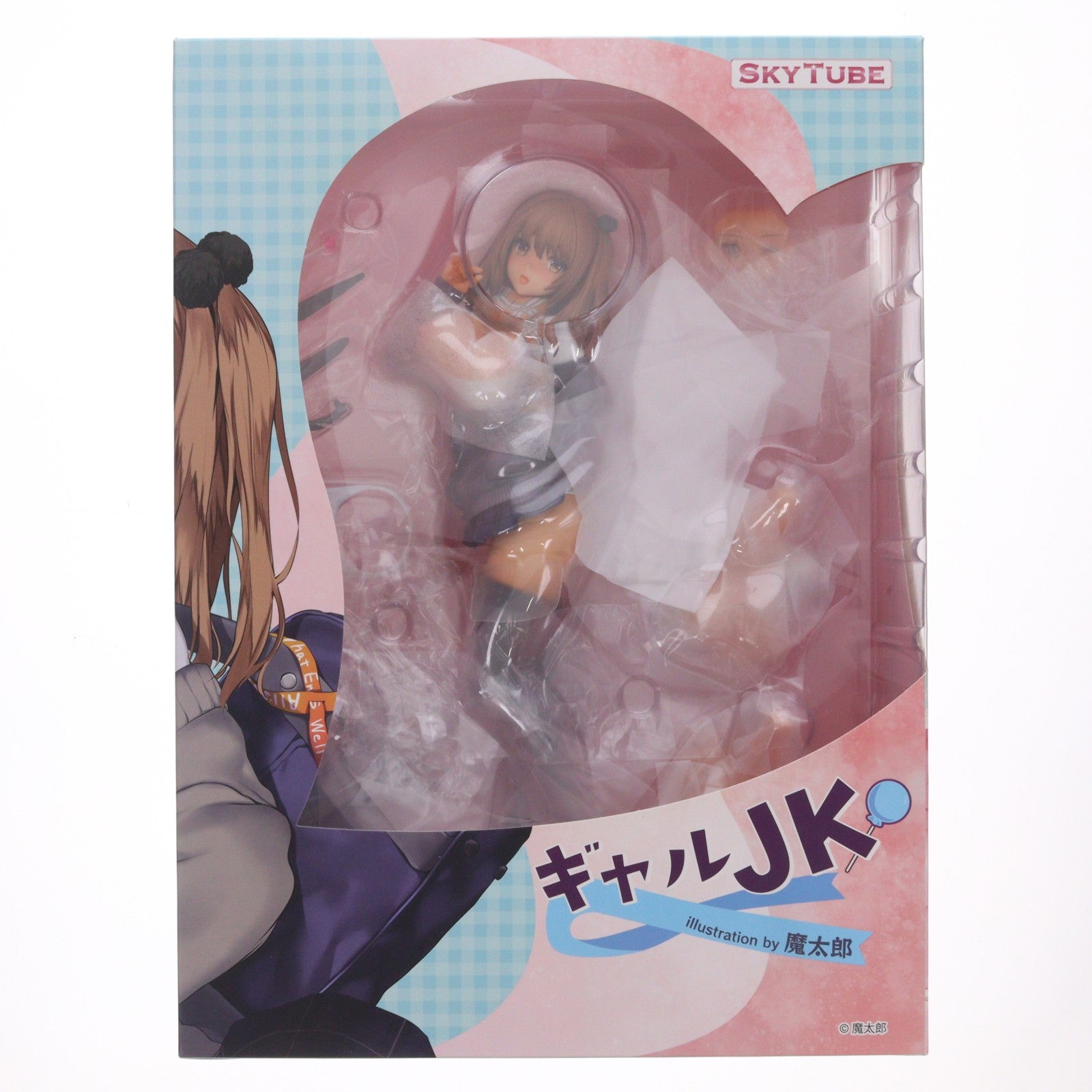 【中古即納】[FIG] ポストカード2枚付属 ギャルJK illustration by 魔太郎 1/6 完成品 フィギュア(AX-1169) SkyTube(スカイチューブ)(20221030)