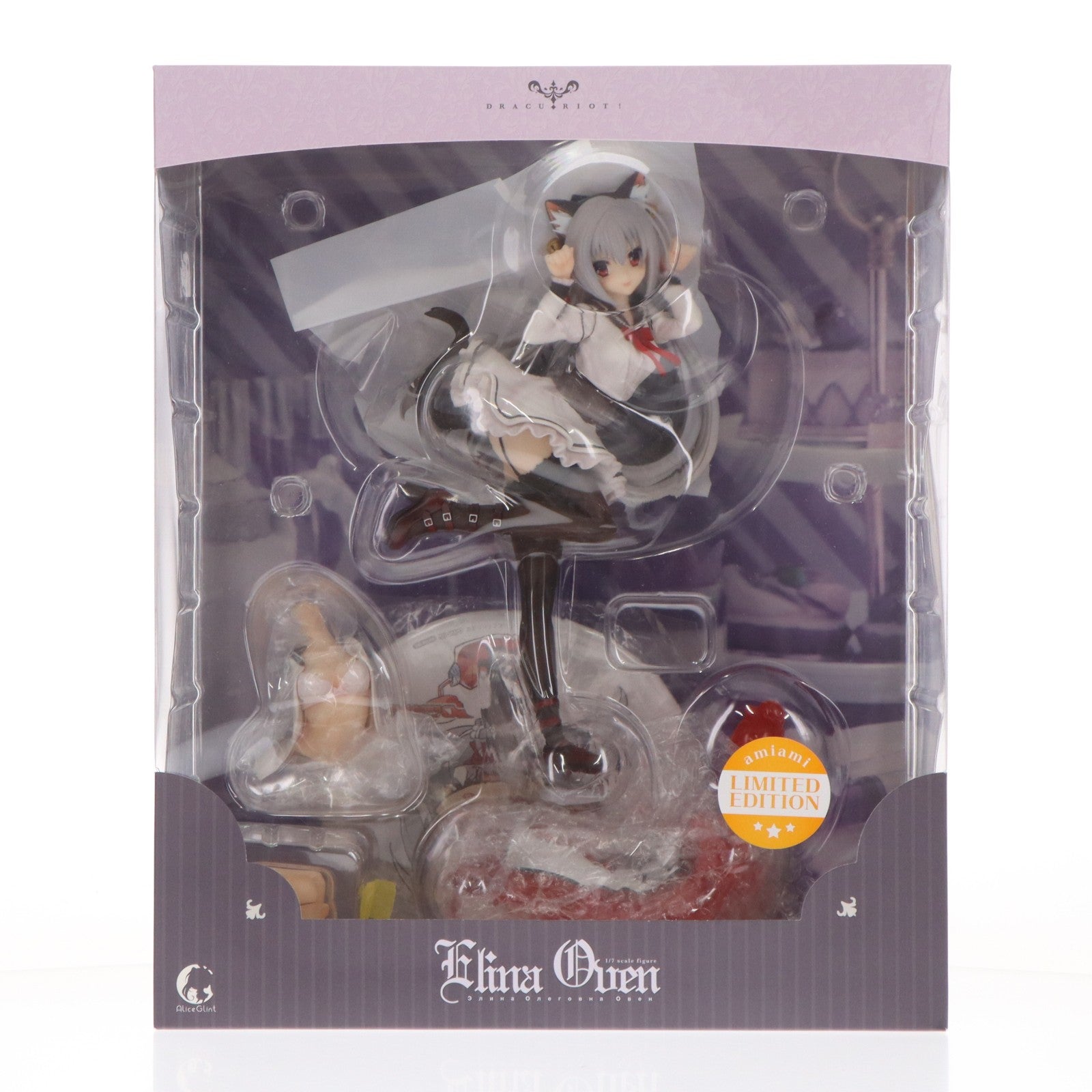 【中古即納】[FIG] エリナ・オレゴヴナ・アヴェーン あみあみ限定版(笑顔フェイスパーツ付属) DRACU-RIOT!(ドラクリオット!) 1/7 完成品 フィギュア アリスグリント(20231130)