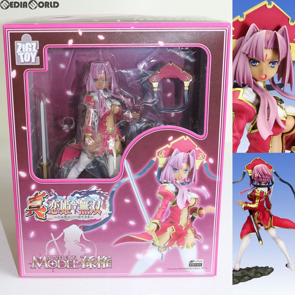 【中古即納】[FIG] マーベラスモデル 孫権(そんけん) 真・恋姫†無双 1/8 完成品 フィギュア ZIGZ TOY(ジグズトイ)(20140122)