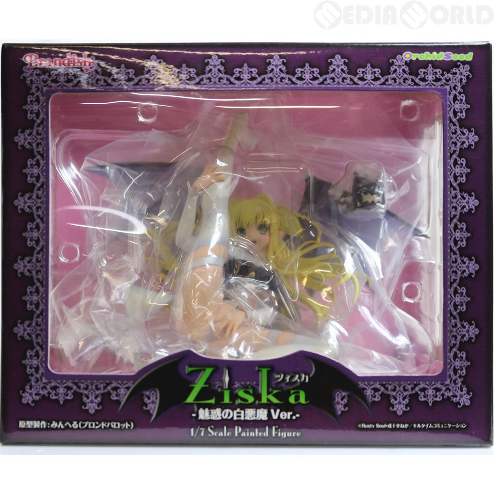 【中古即納】[FIG] ツィスカ -魅惑の白悪魔Ver.- Brandish(ブランディッシュ) 1/7 完成品 フィギュア(PVC97) オーキッドシード(20111208)